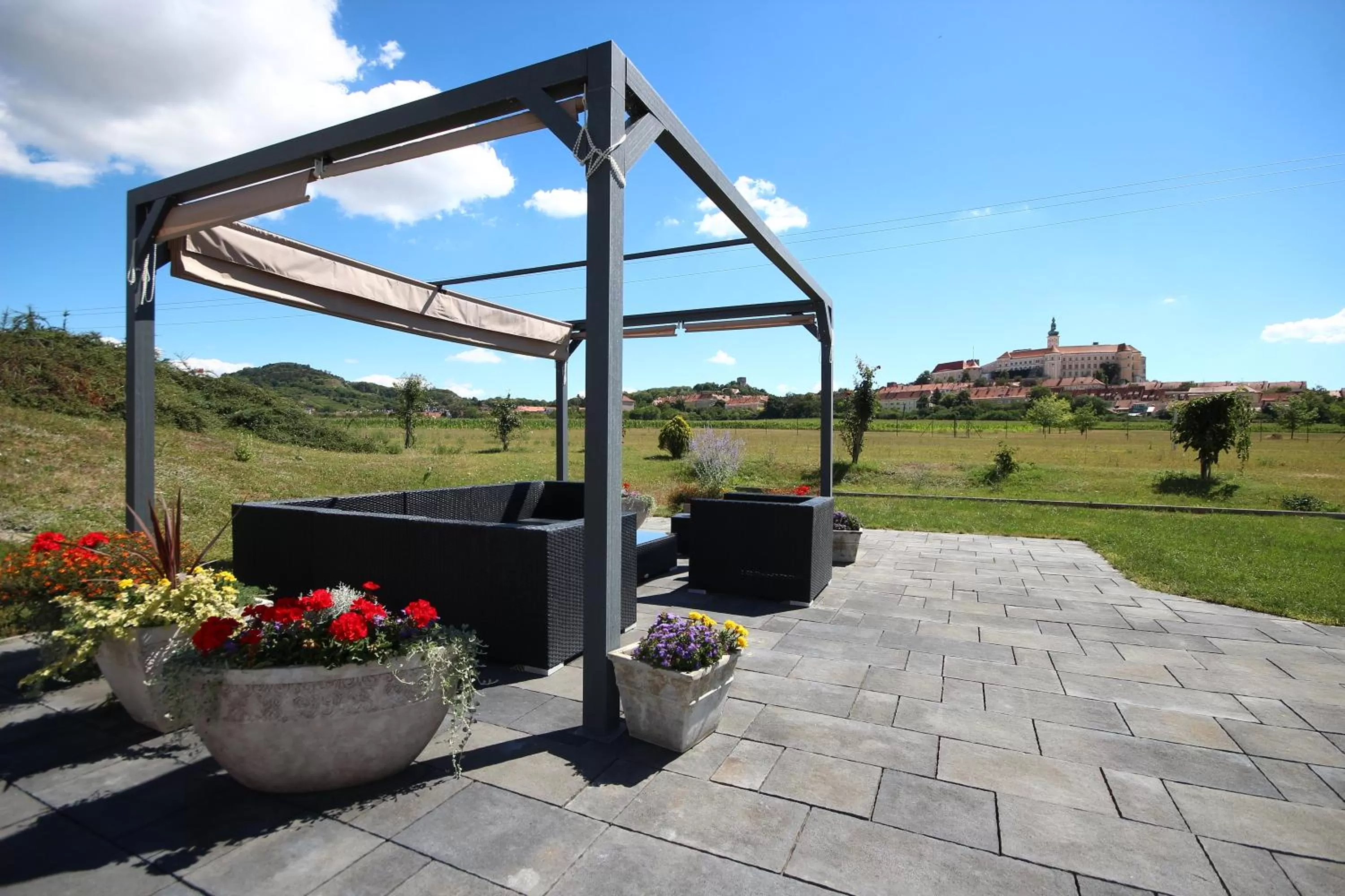 Garden in Hotel Maroli Mikulov