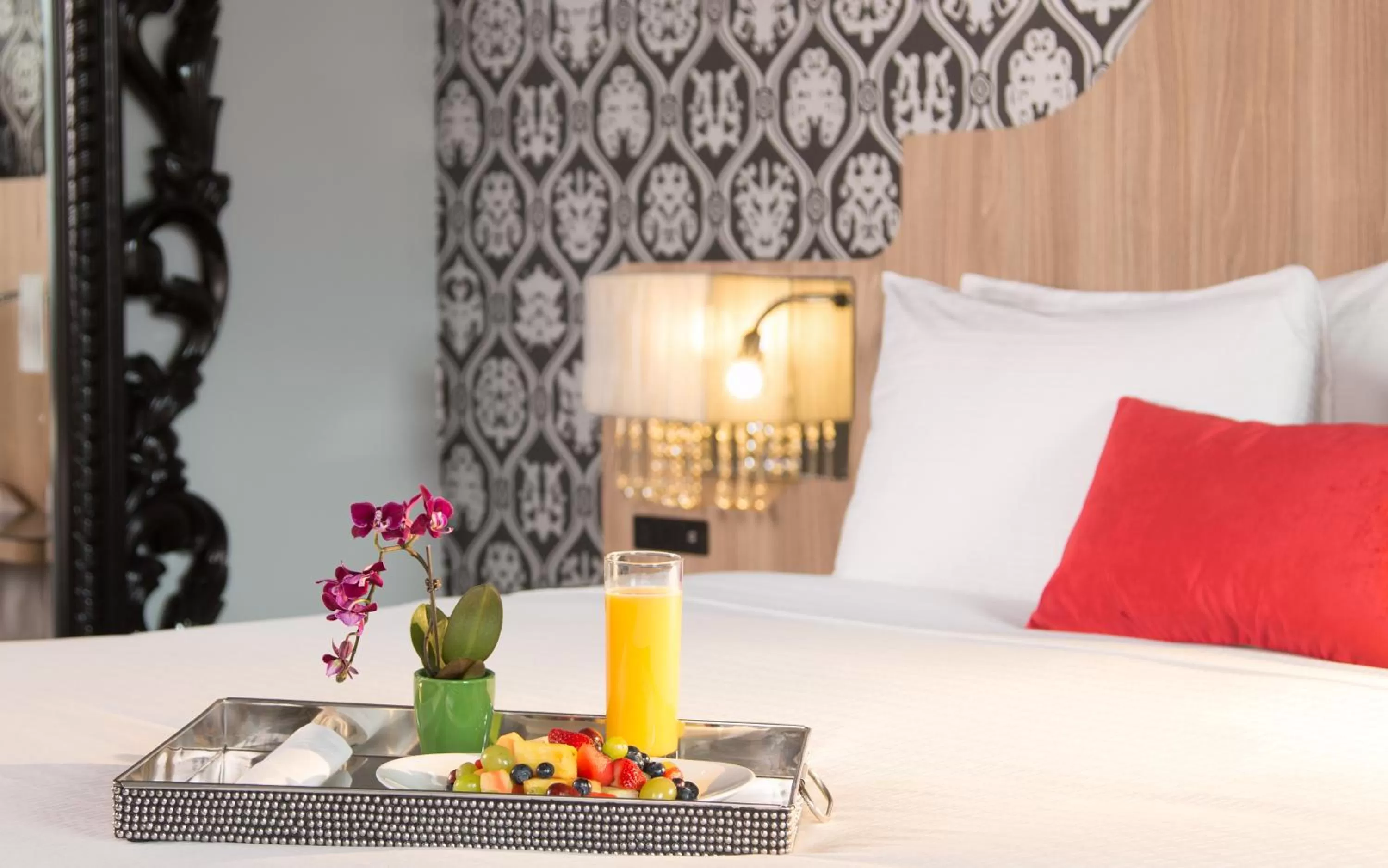 Bed in Hotel Nyack, a JdV by Hyatt Hotel