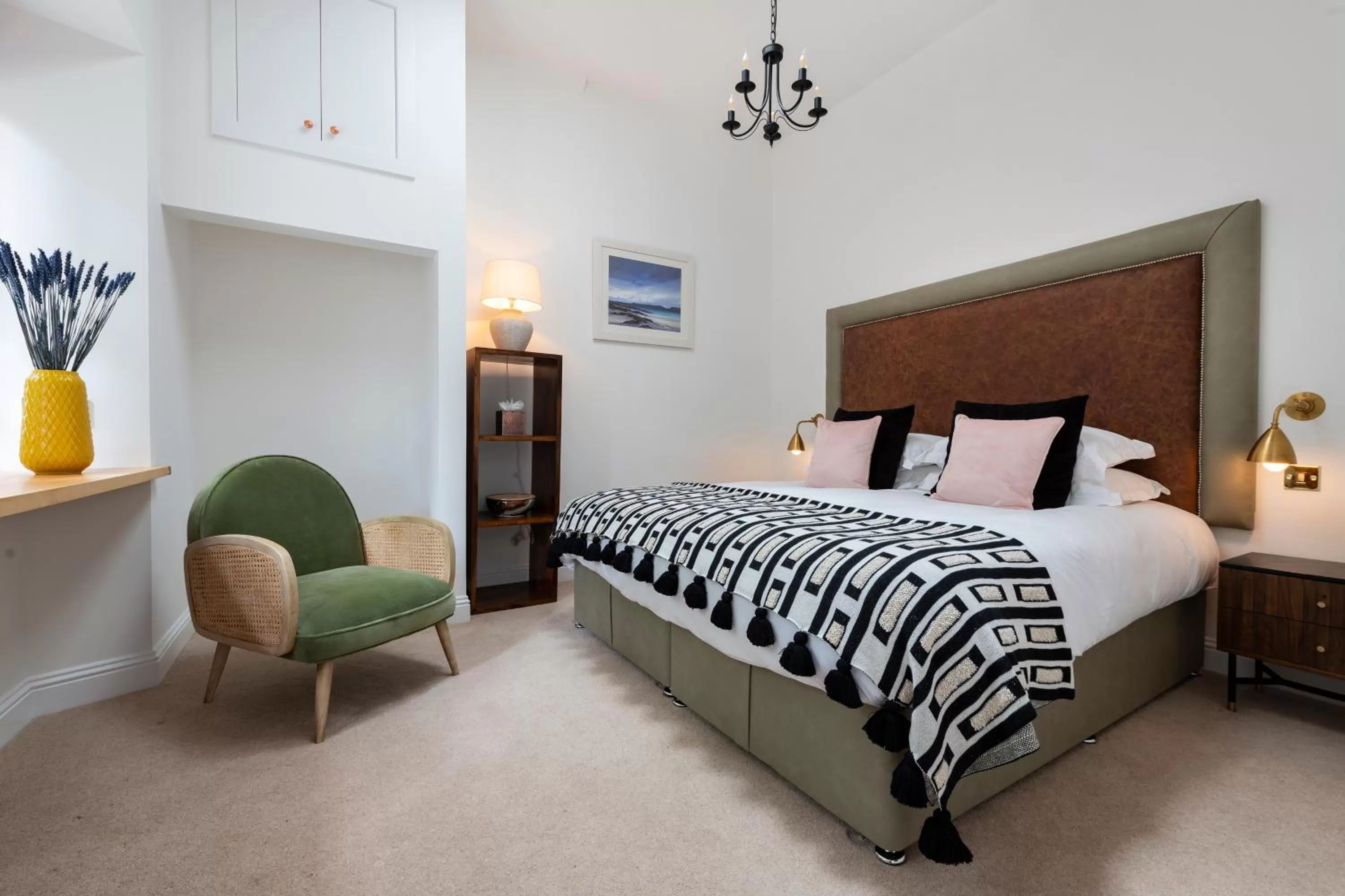 Bedroom, Bed in Skeabost House Hotel