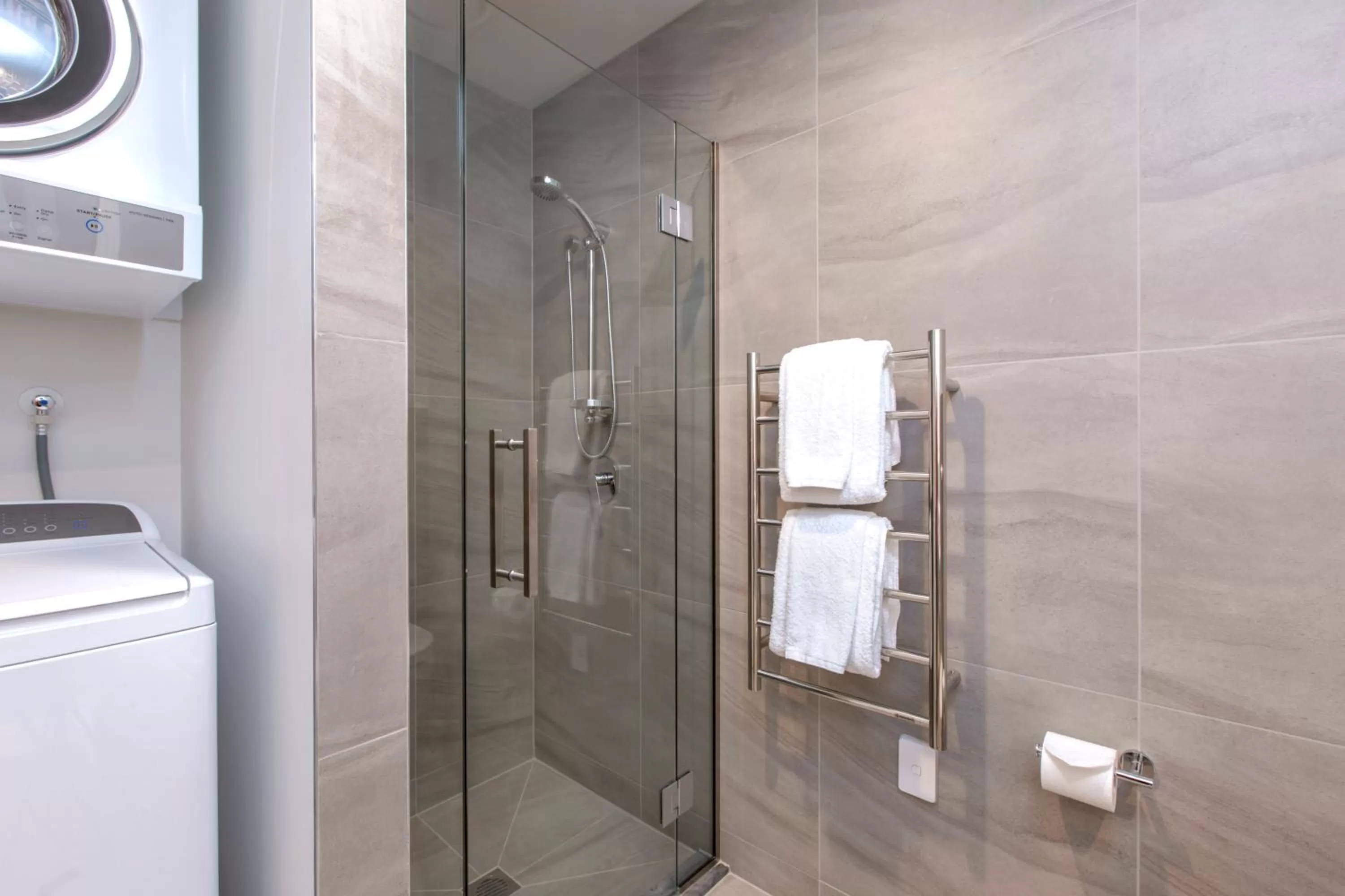 Shower in Quest on Manchester Serviced Apartments