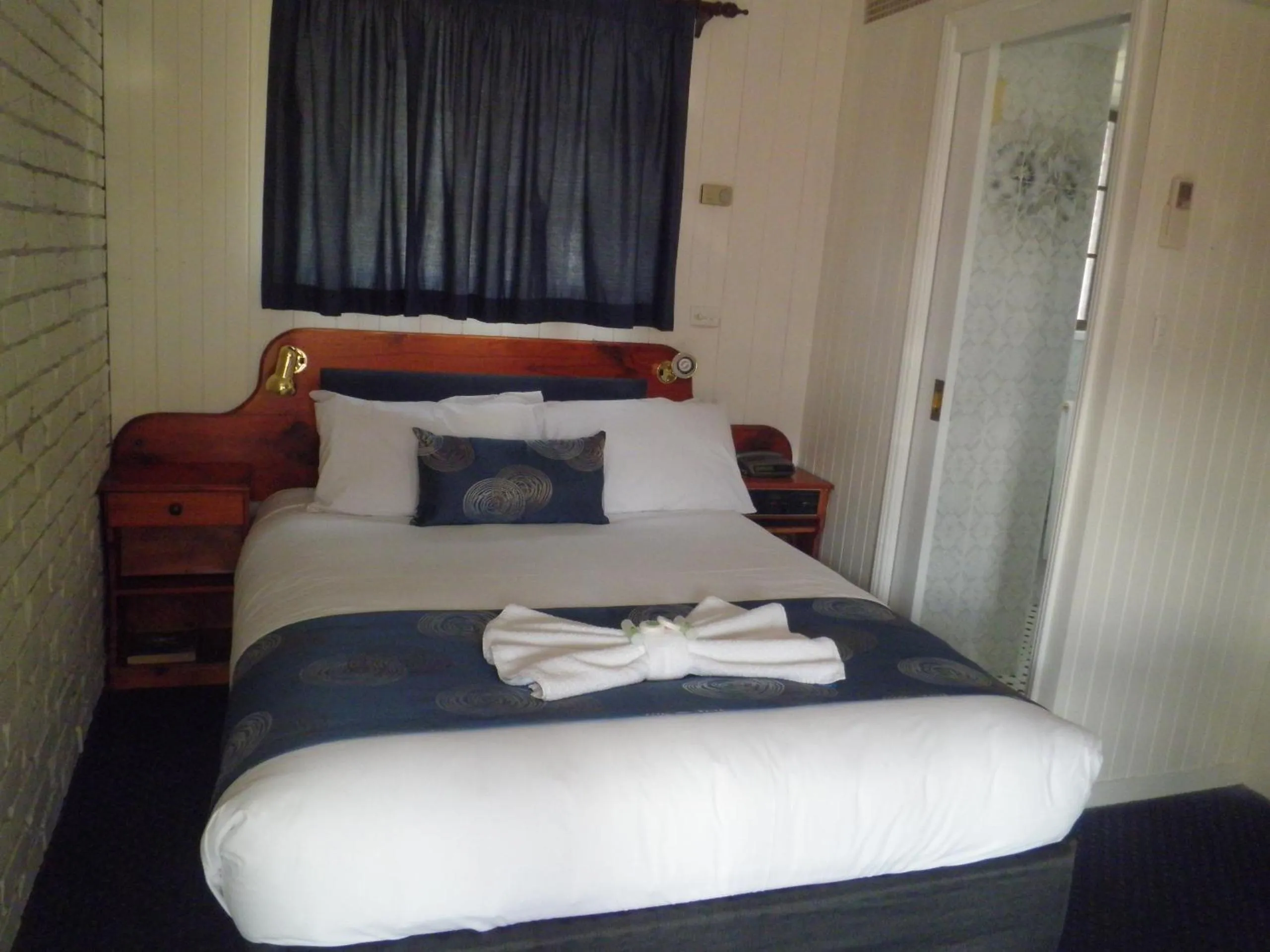 Bed in Poet's Recall Motel