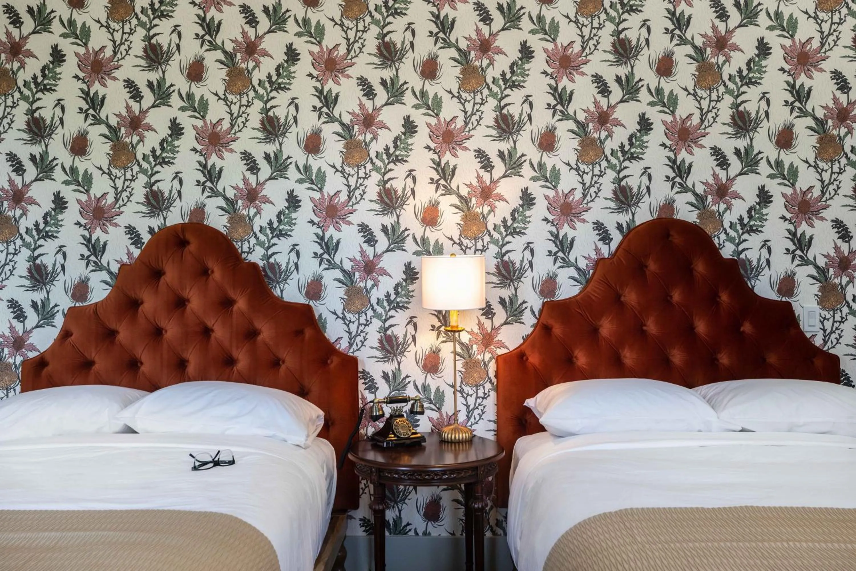 Bed in National Exchange Hotel