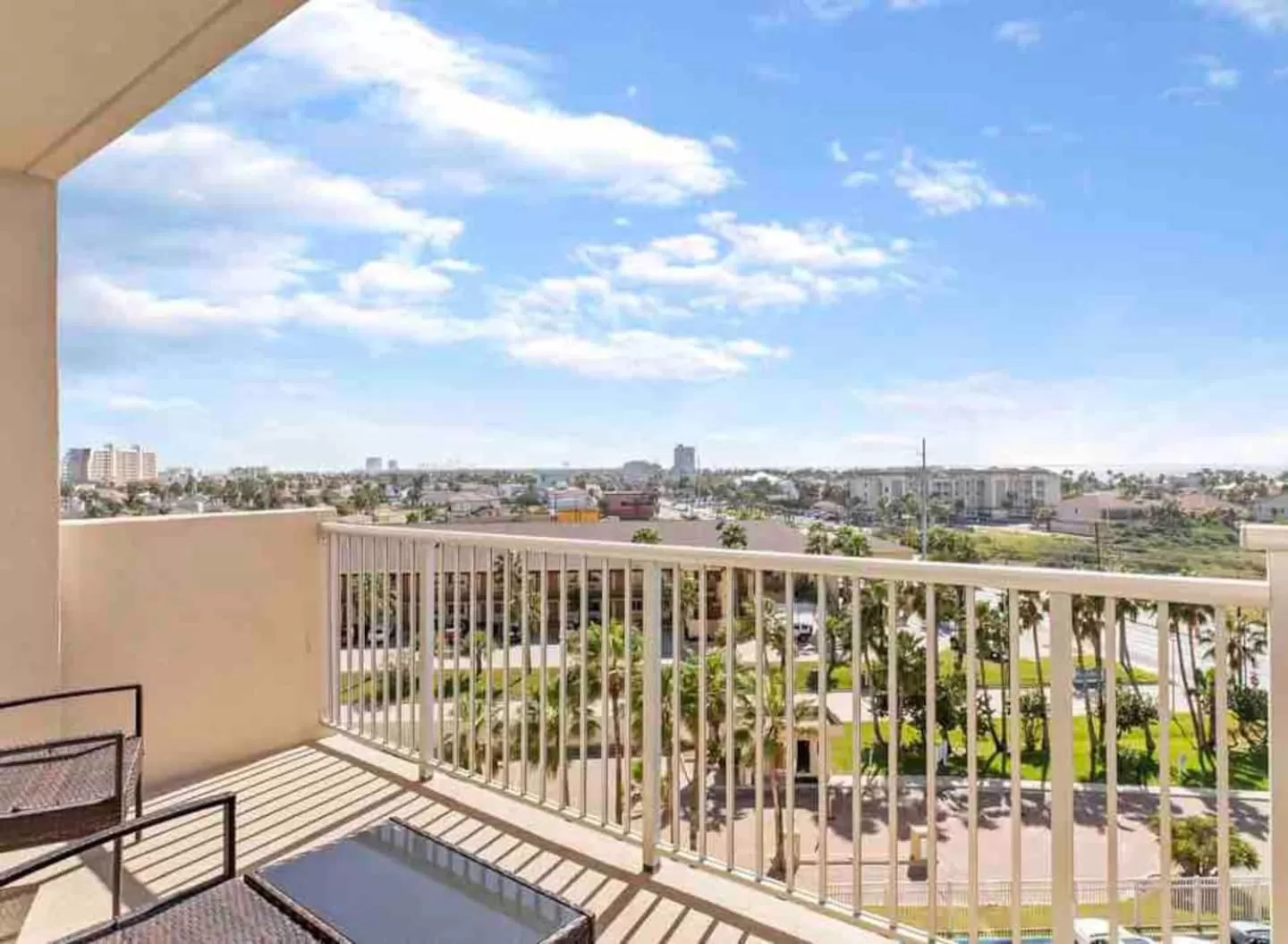 Balcony/Terrace in Bahia Mar Solare Tower 6th floor Bayview Condo 2bd 2ba with Pools
