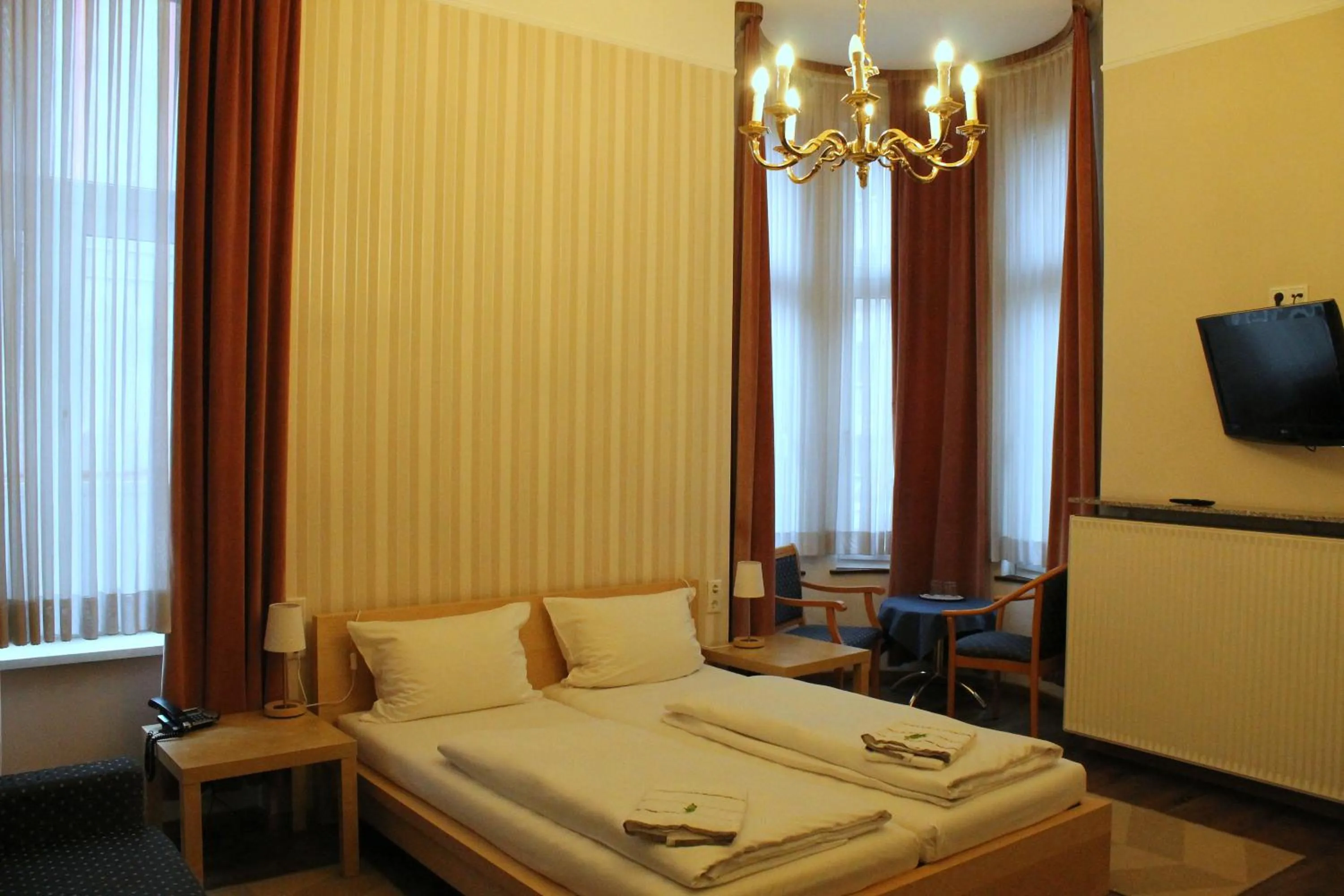 Bed in Hotel Weidenhof