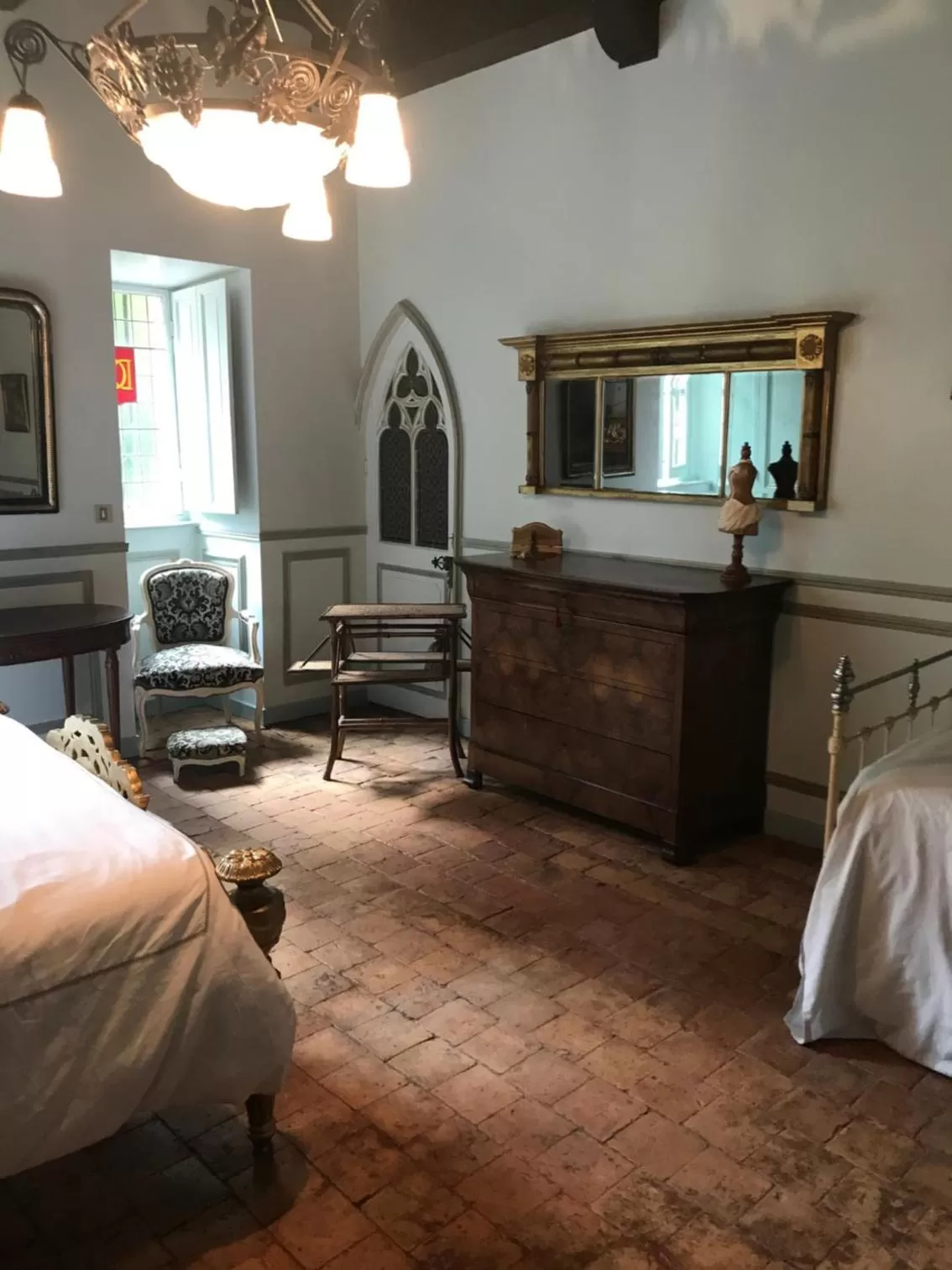 Bed in Château de Varennes