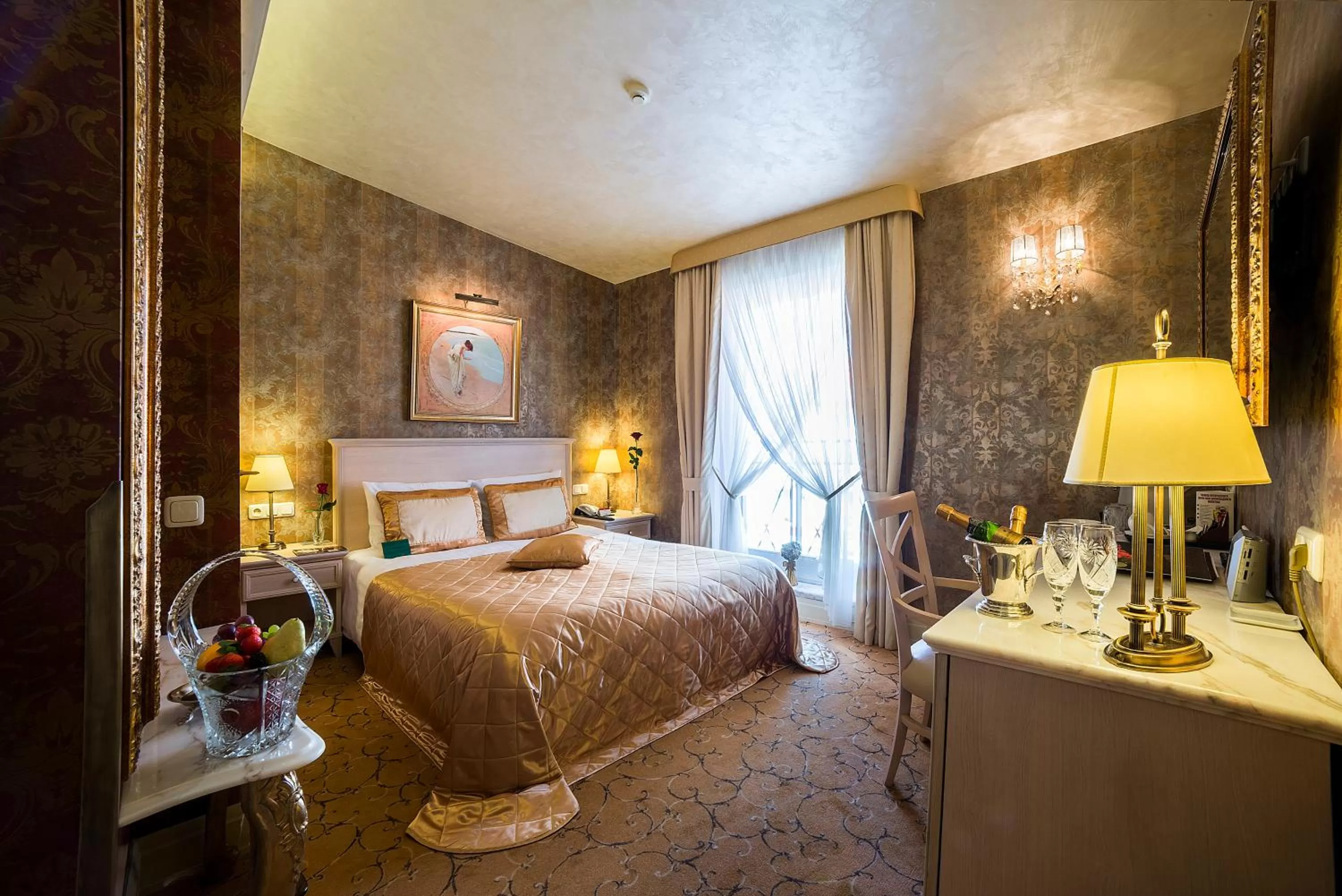 Photo of the whole room, Bed in Imperial Hotel & Restaurant