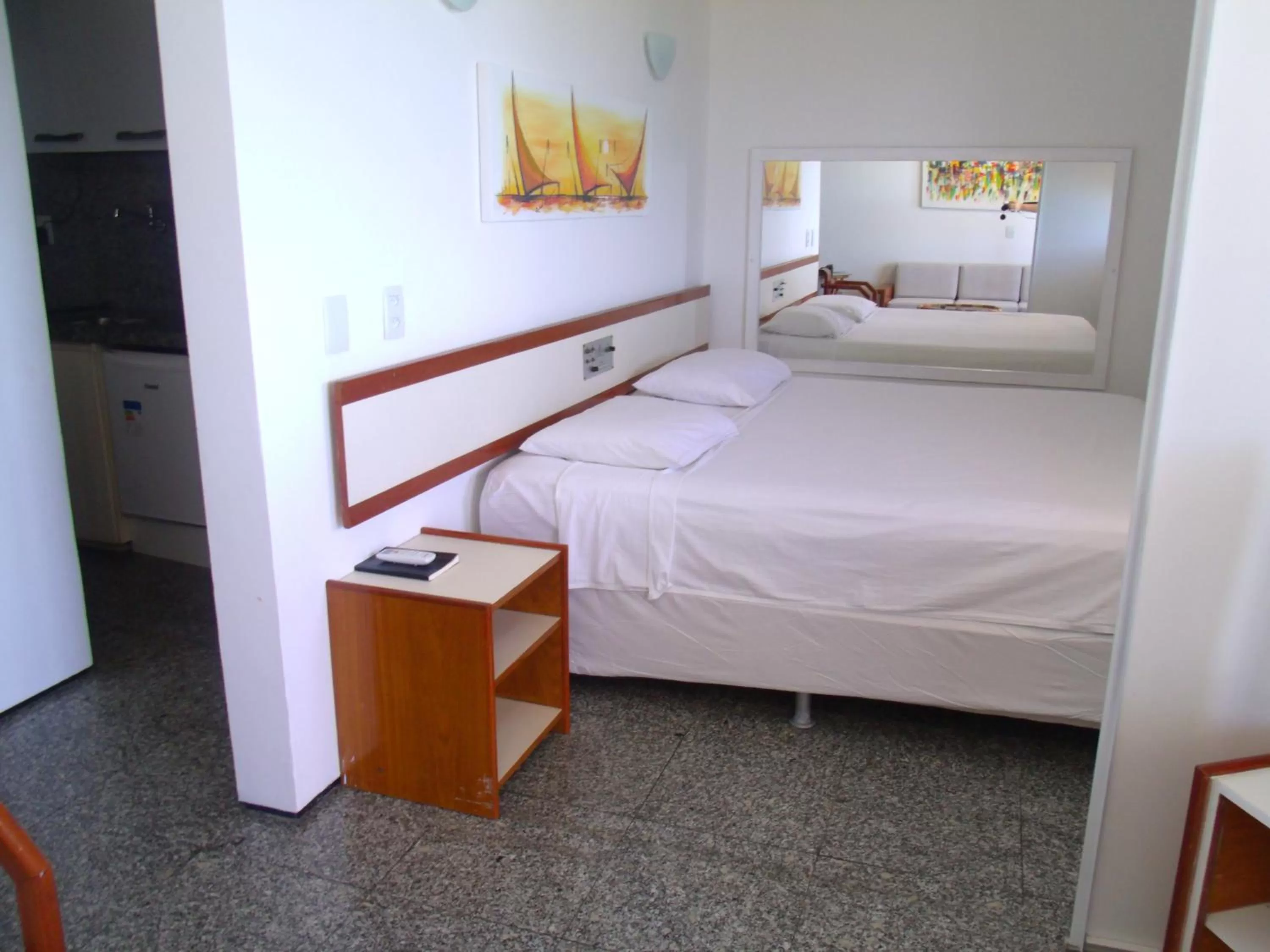 Photo of the whole room, Bed in Iracema Residence Hotel Flat