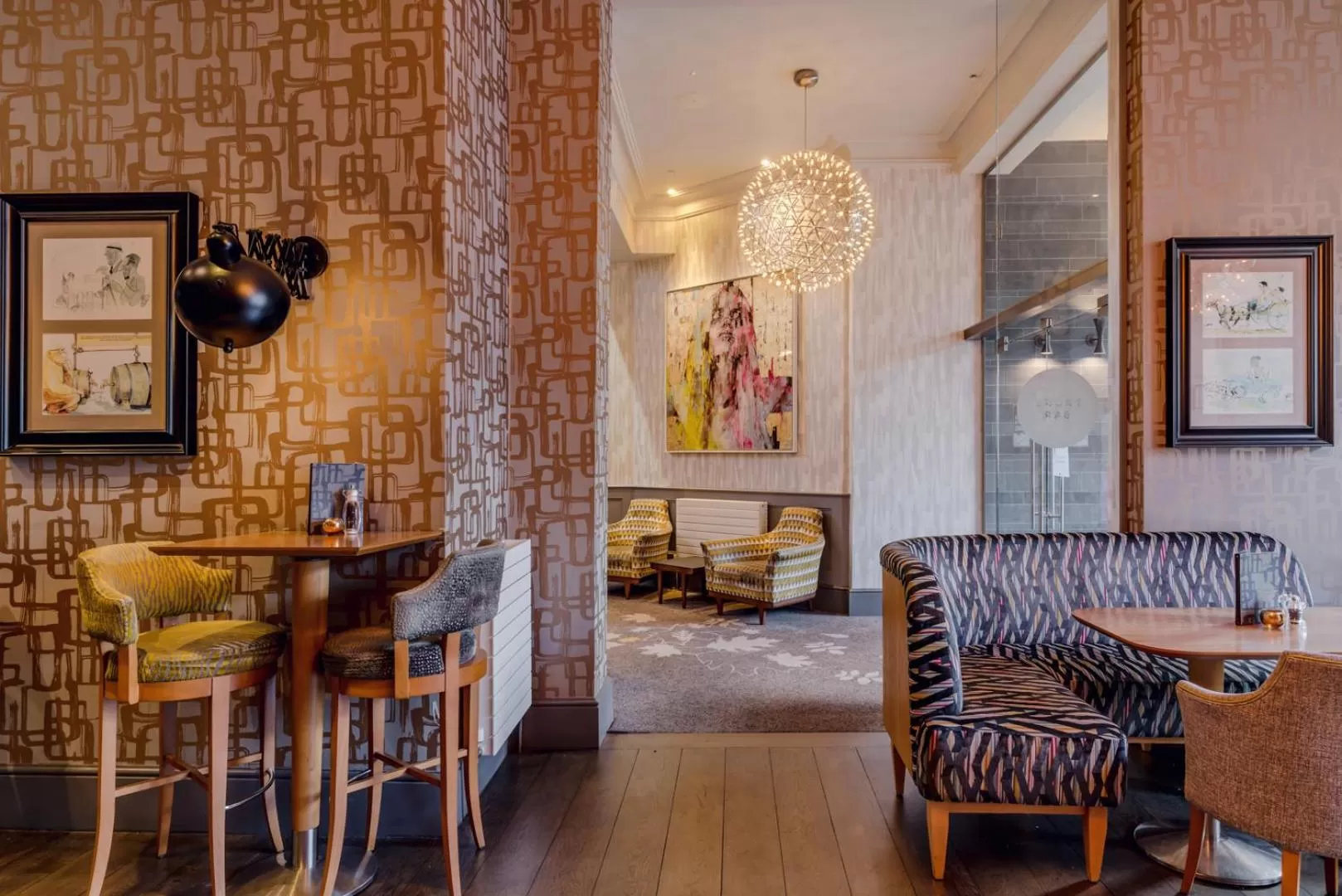 Seating area in Inn on the Square