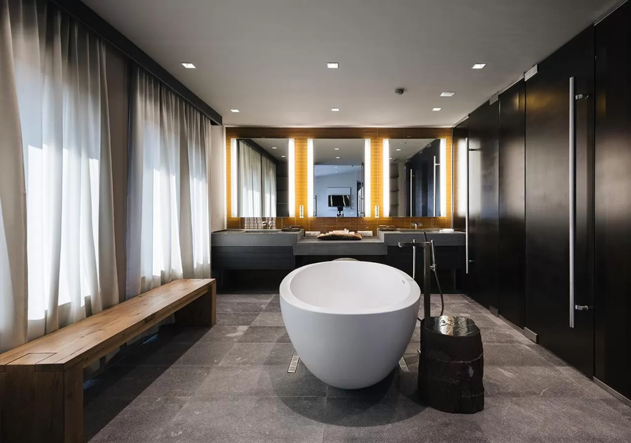 Shower in Tufenkian Historic Yerevan Hotel