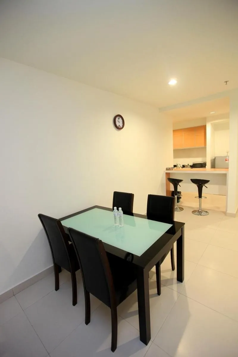 Dining area in Merdeka Suites Hotel