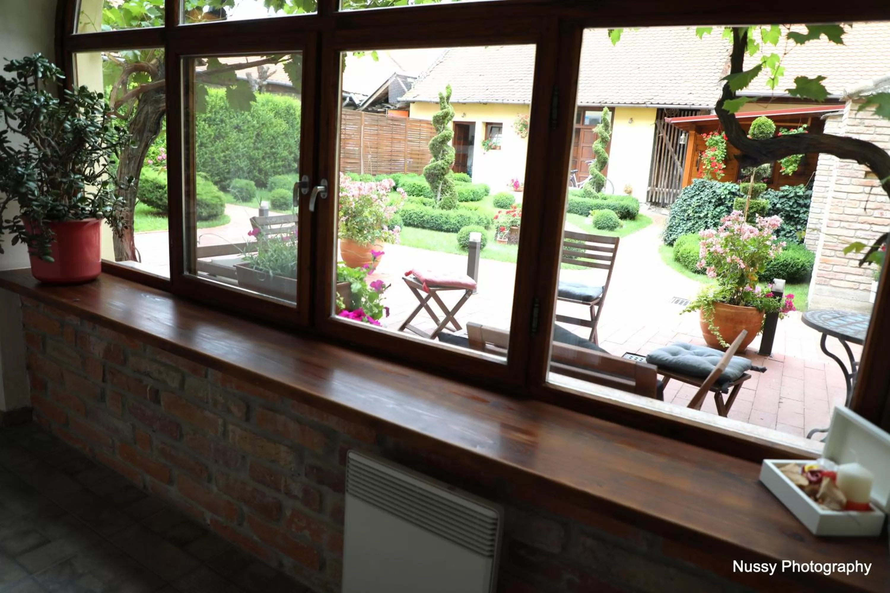 Inner courtyard view in Maksimilian Osijek