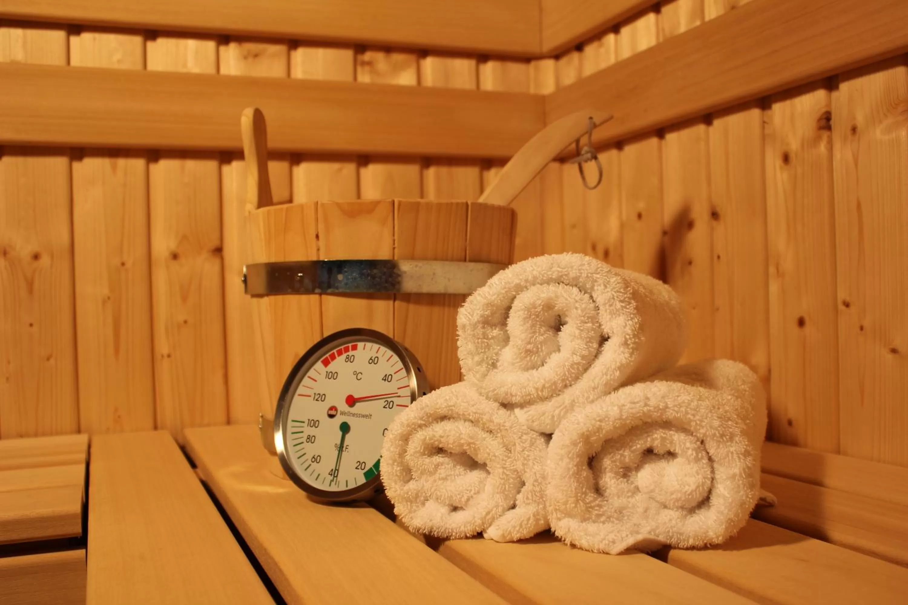 Sauna in SOLEWERK Hotel
