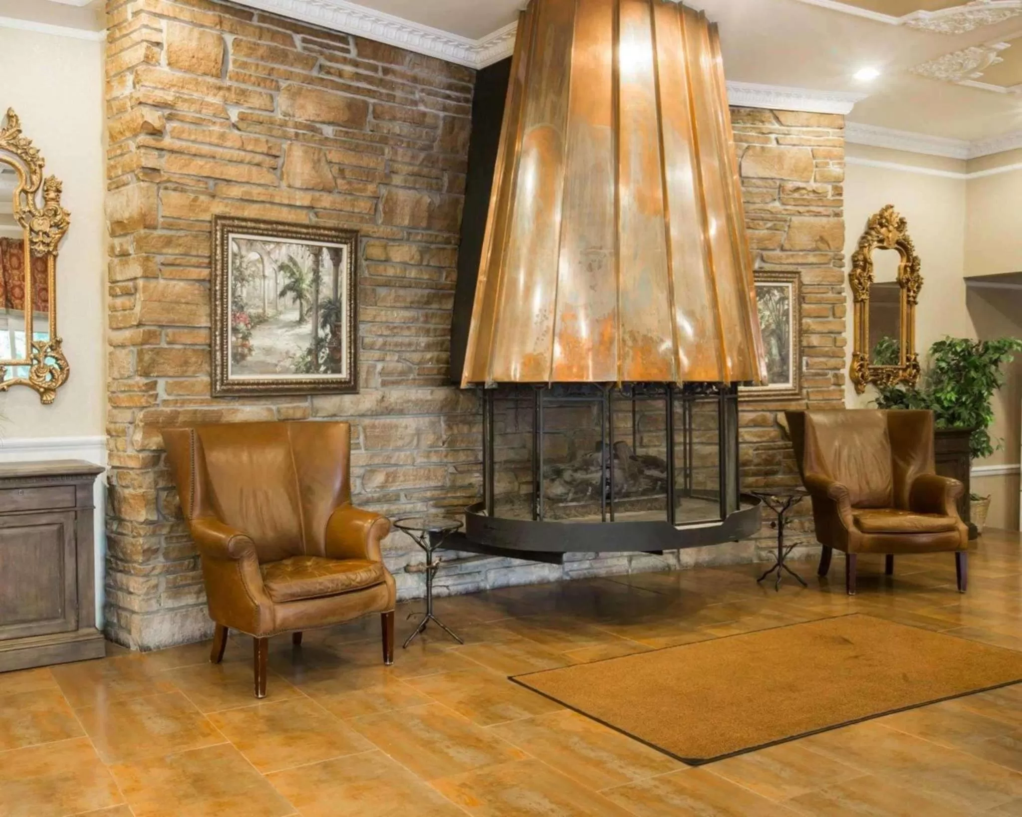 Seating area in St Lawrence hotel