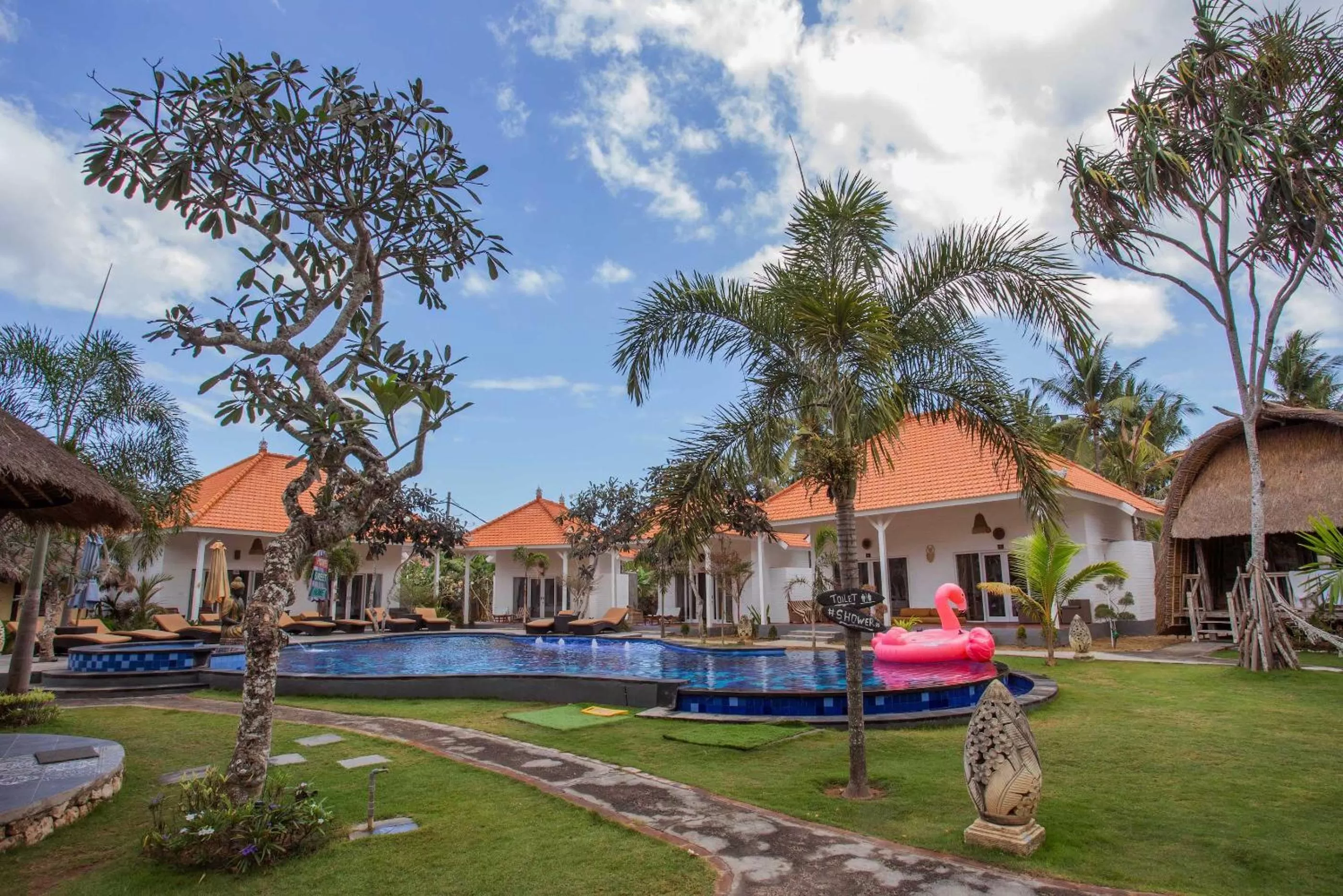 Garden in Sanghyang Bay Villas