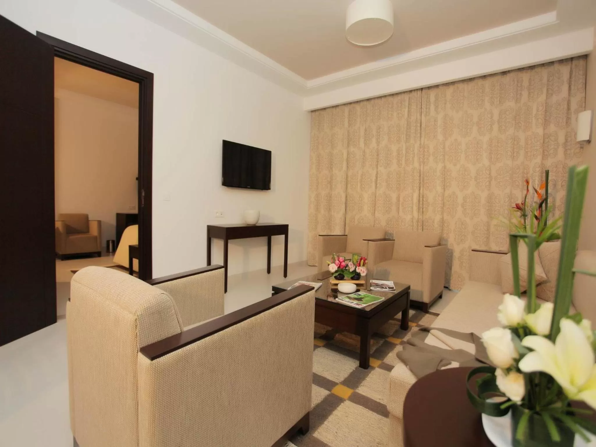 Living room in Le Corail Suites Hotel