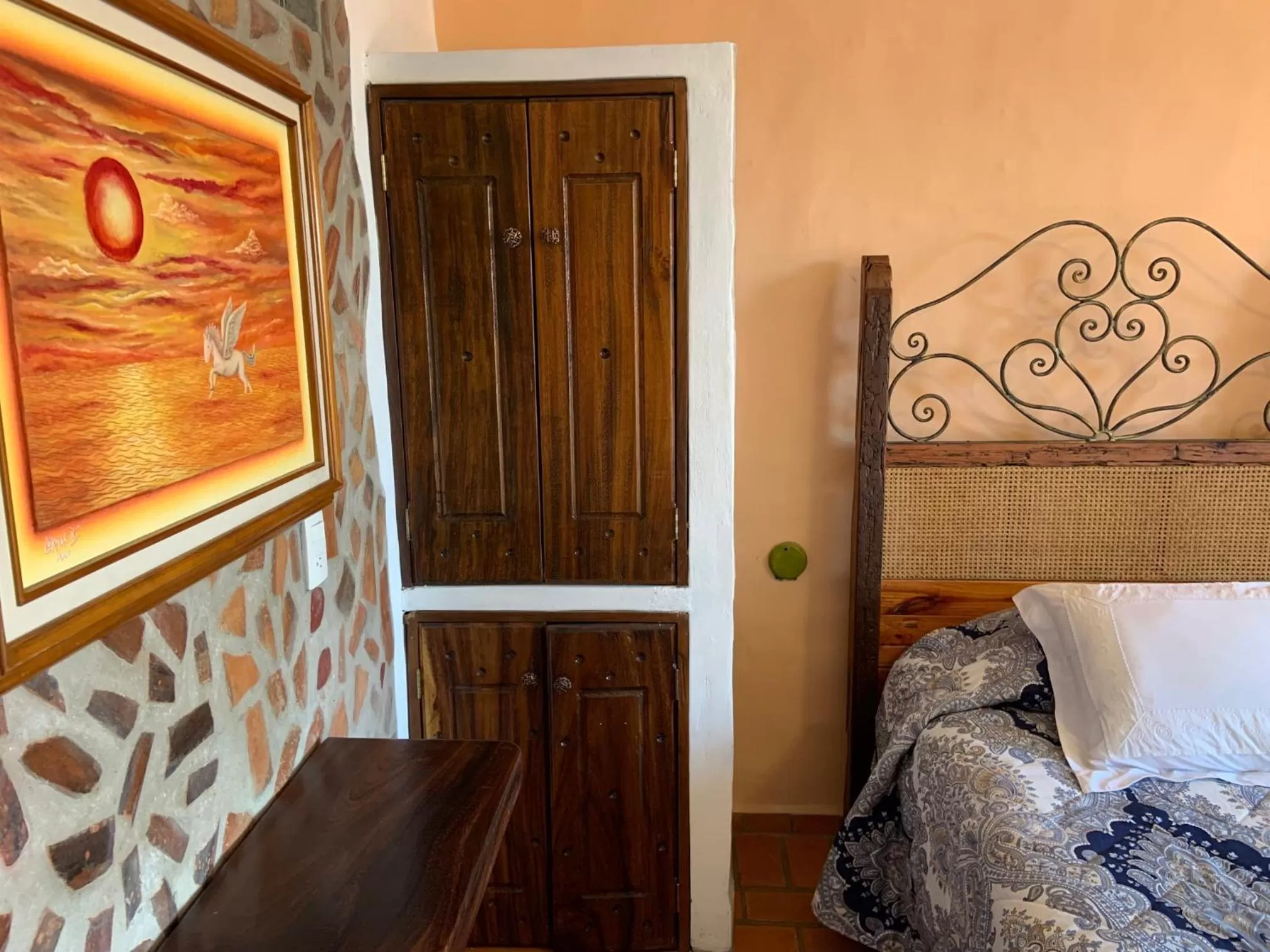 Bedroom, Bed in Casa Miguel Arcangel