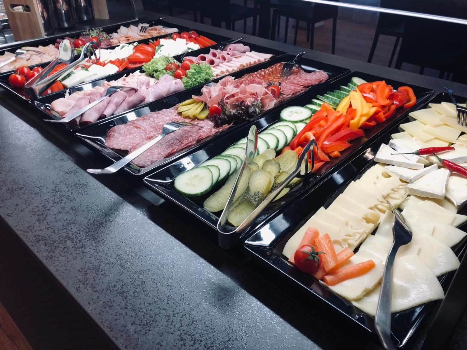 Food close-up in TRIP INN JET HOTEL Zürich Airport