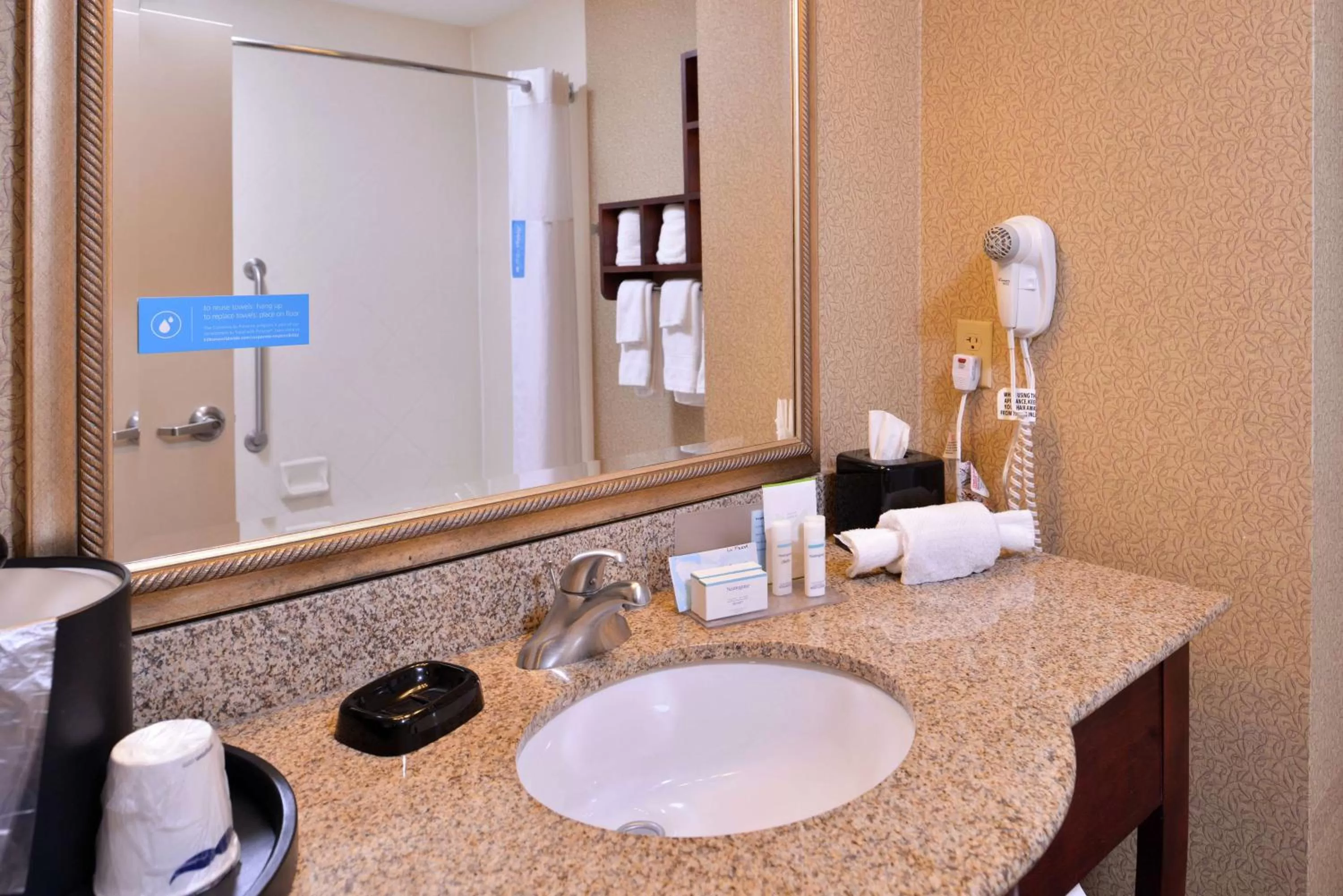 Bathroom in Hampton Inn Jackson-College Avenue
