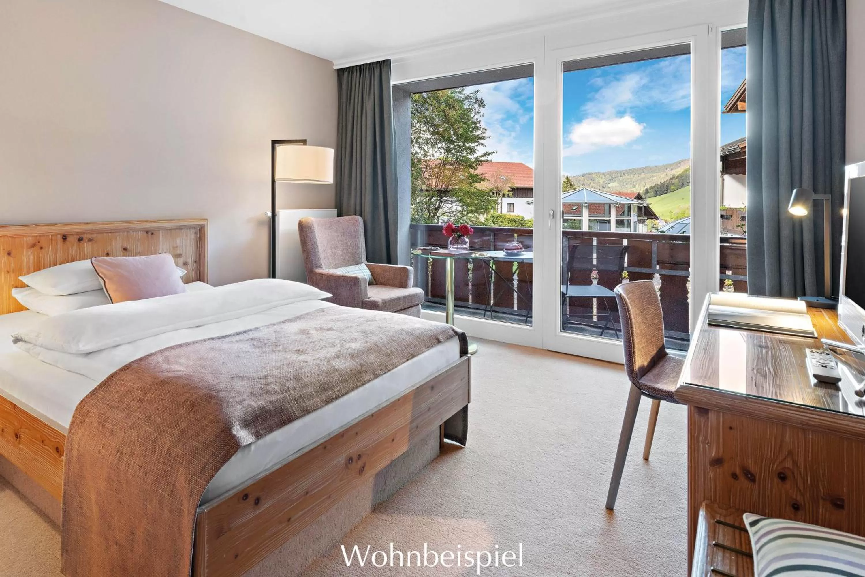 Photo of the whole room, Bed in Allgäu Sonne