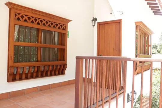 Property building, Balcony/Terrace in Finca Hotel Guali Santafe