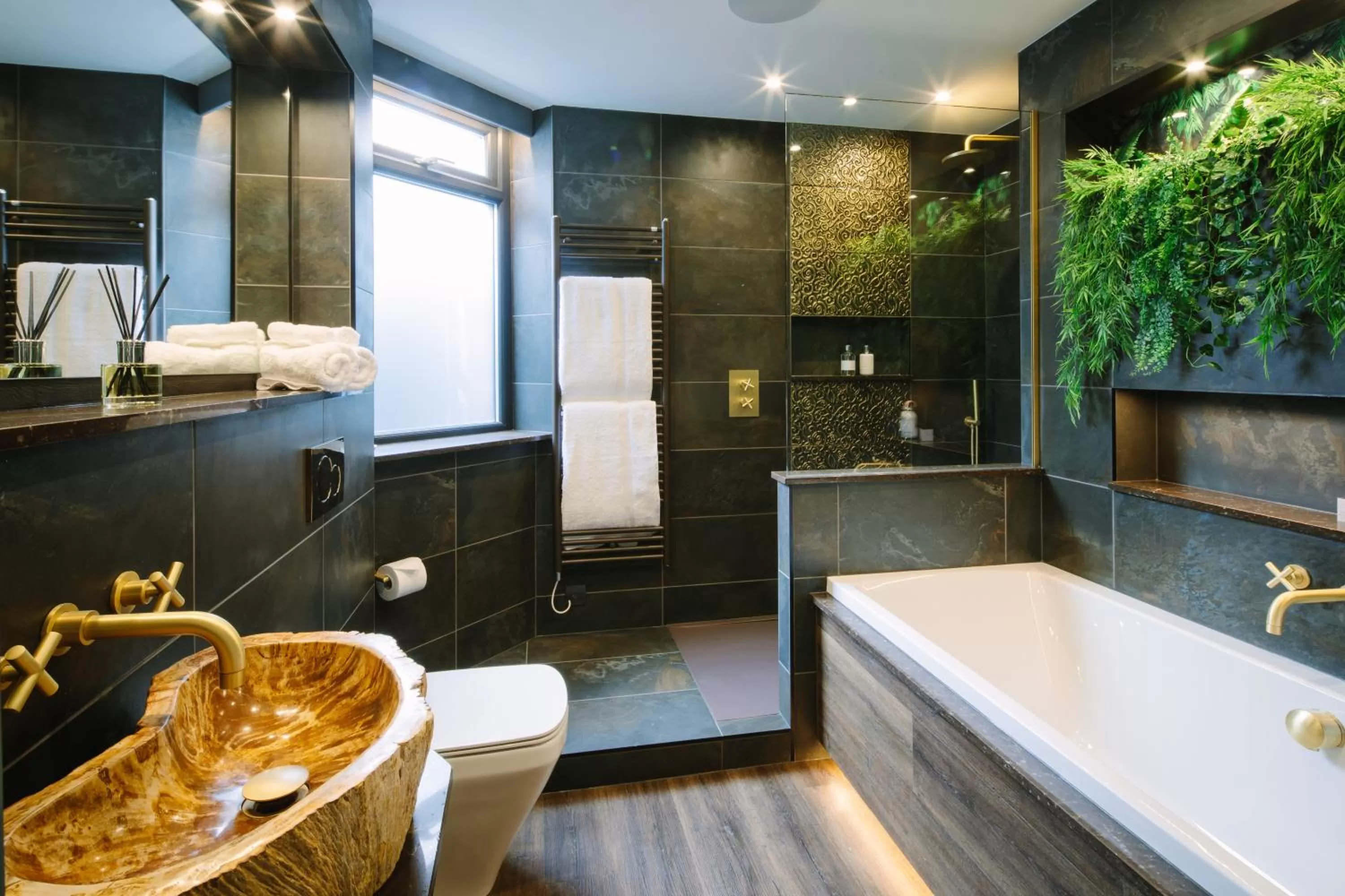 Bathroom in Absoluxe Suites