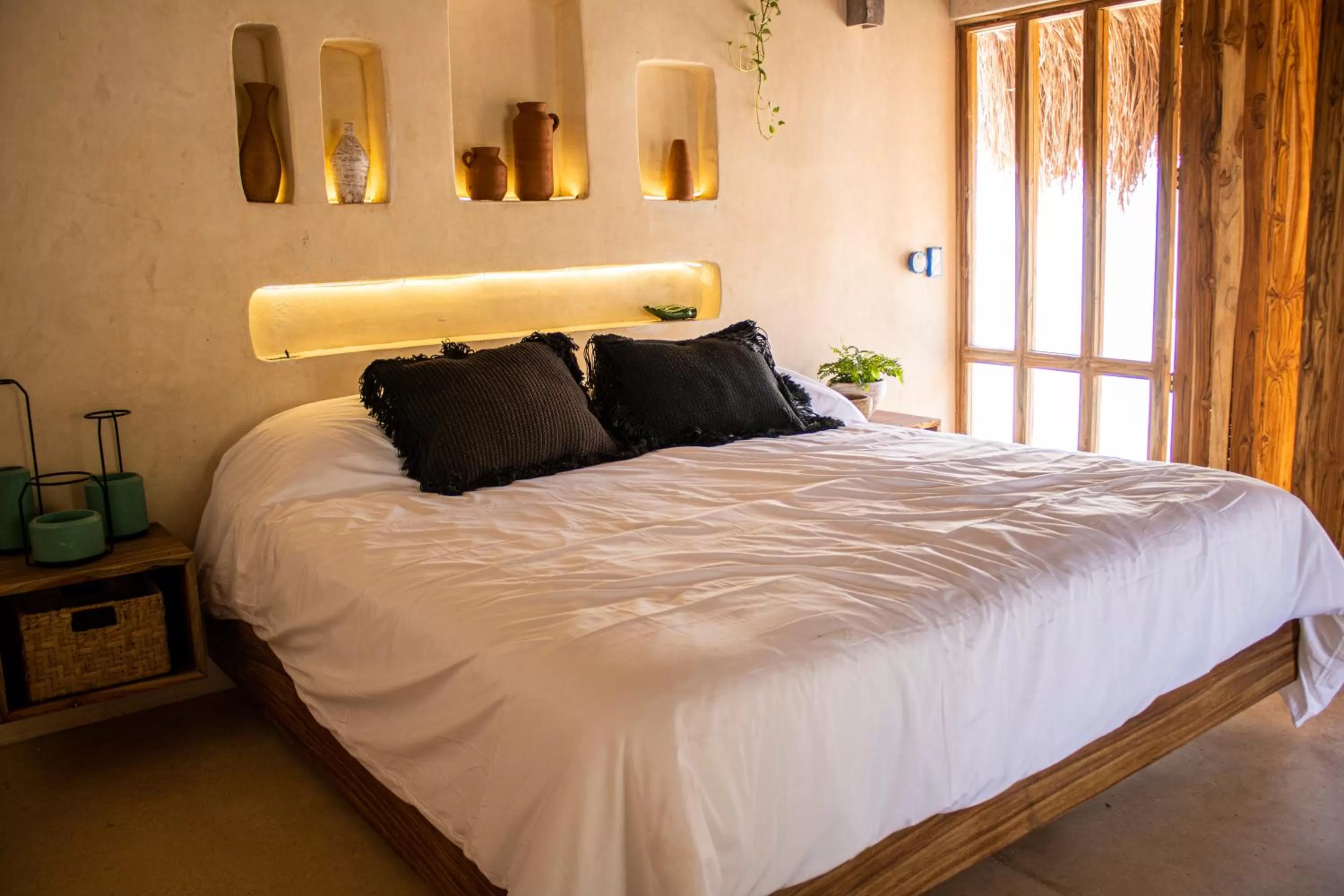 Bed in Zenote Sanctuary