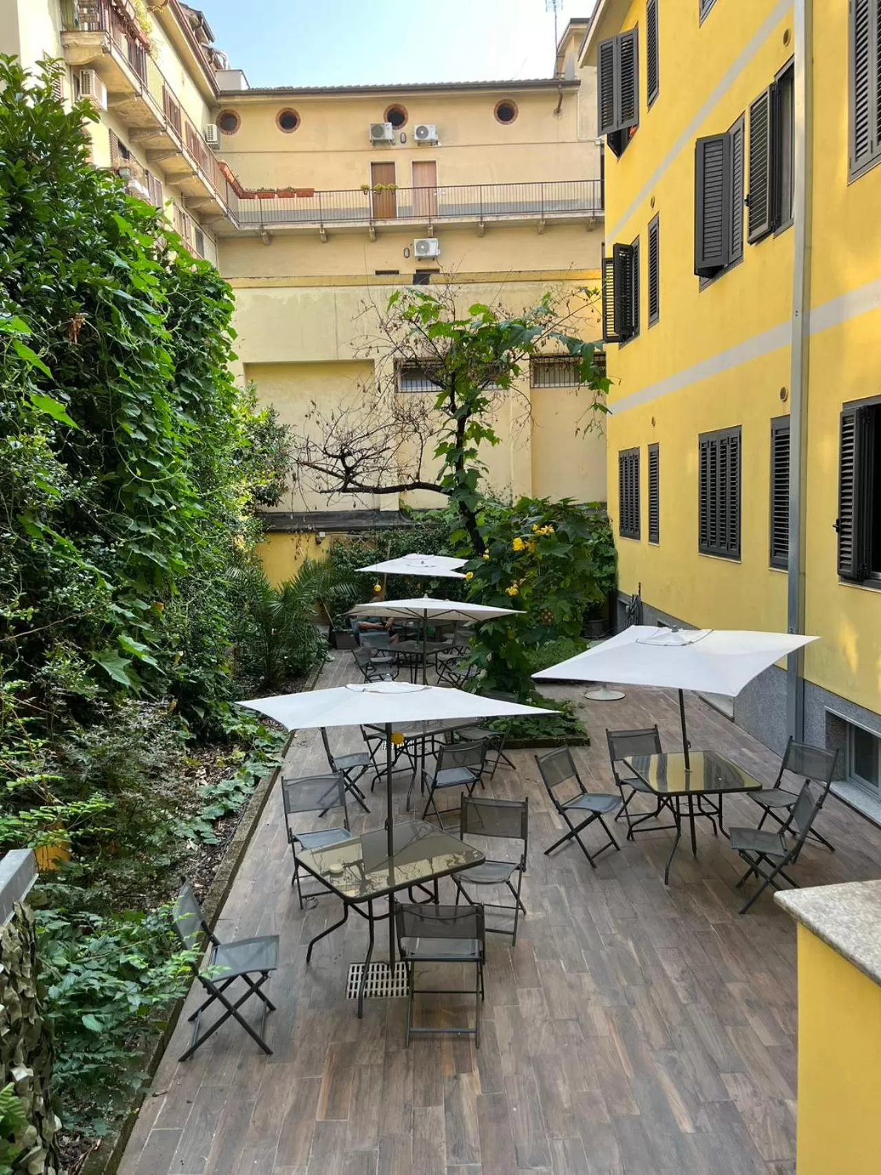 Garden in Hotel Parma