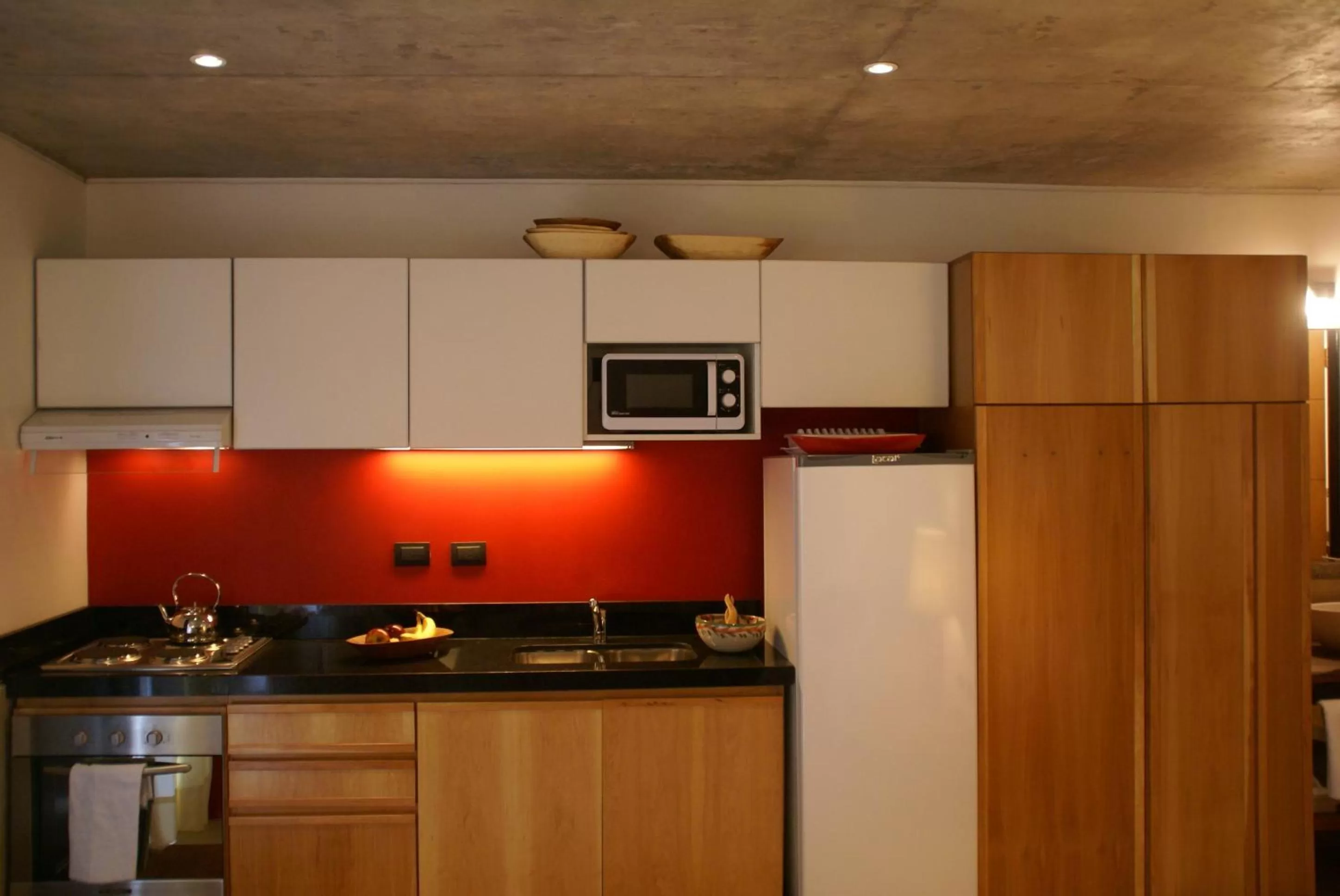 Coffee/tea facilities, Kitchen/Kitchenette in El Oasis Apart Hotel