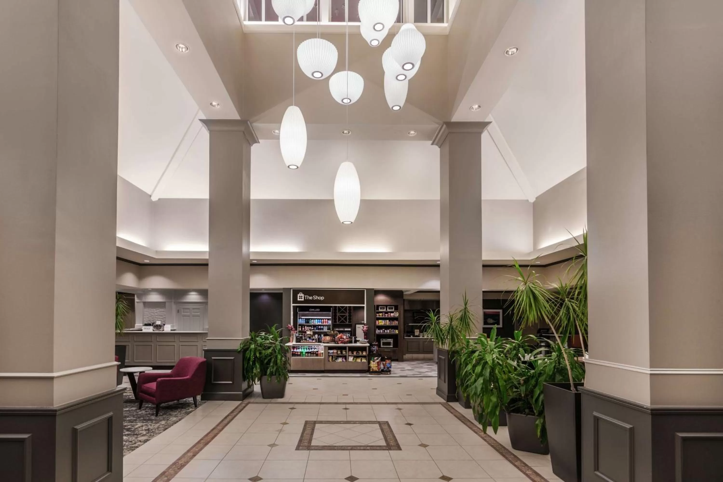 Lobby or reception in Hilton Garden Inn Blacksburg University