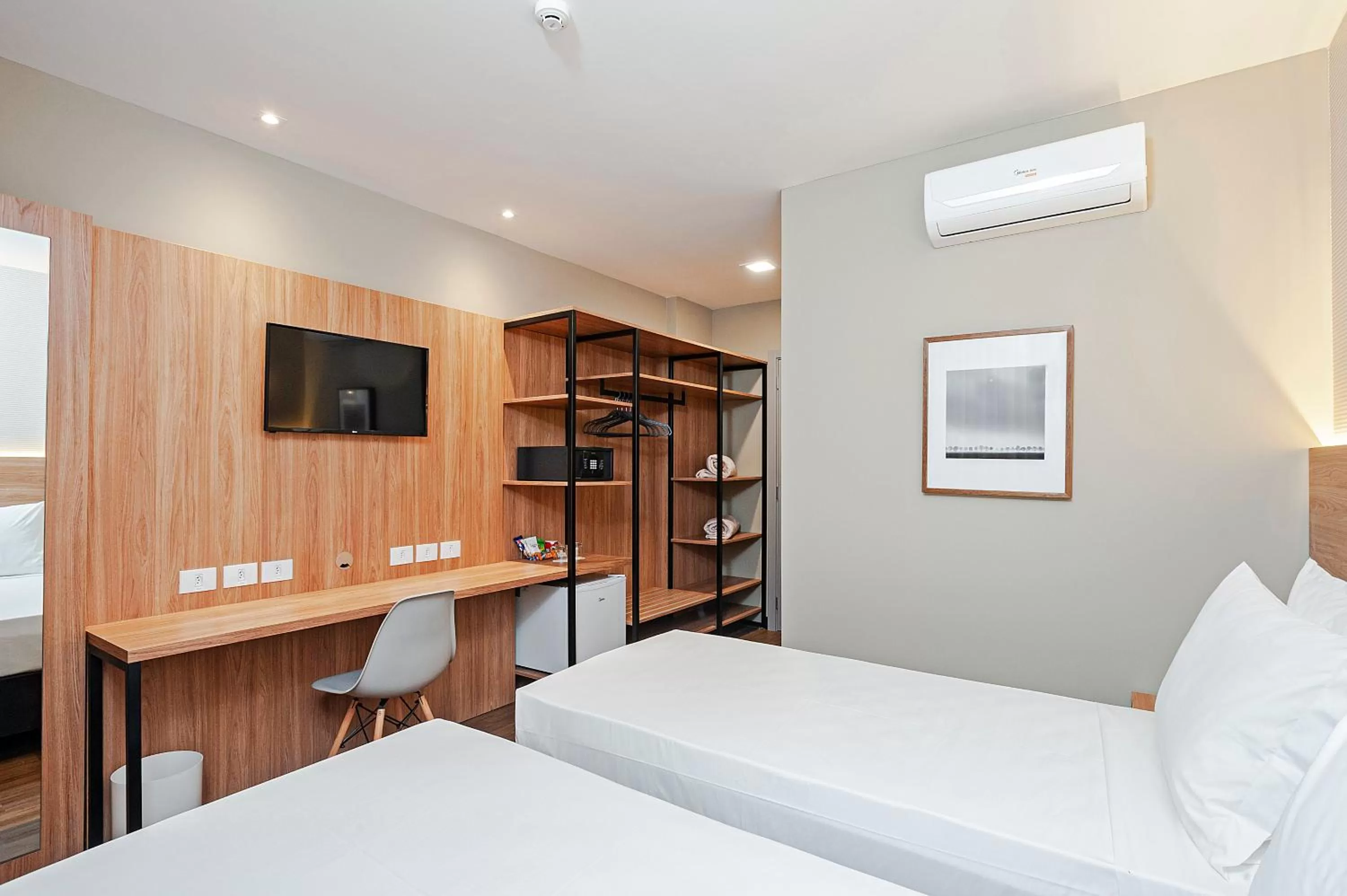 TV and multimedia, Bed in Slaviero Curitiba Aeroporto