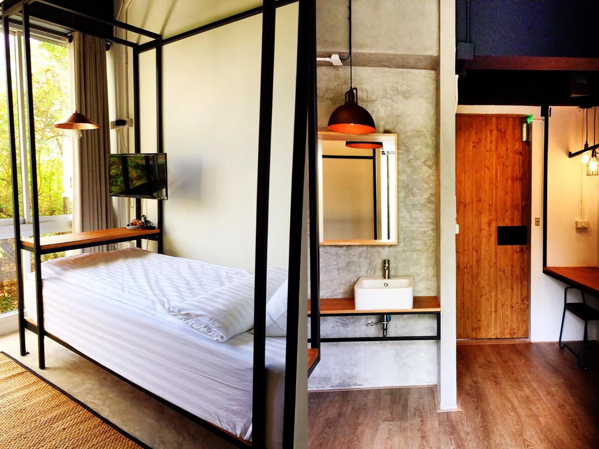 Bed in Bedgasm Hostel Chanthaburi