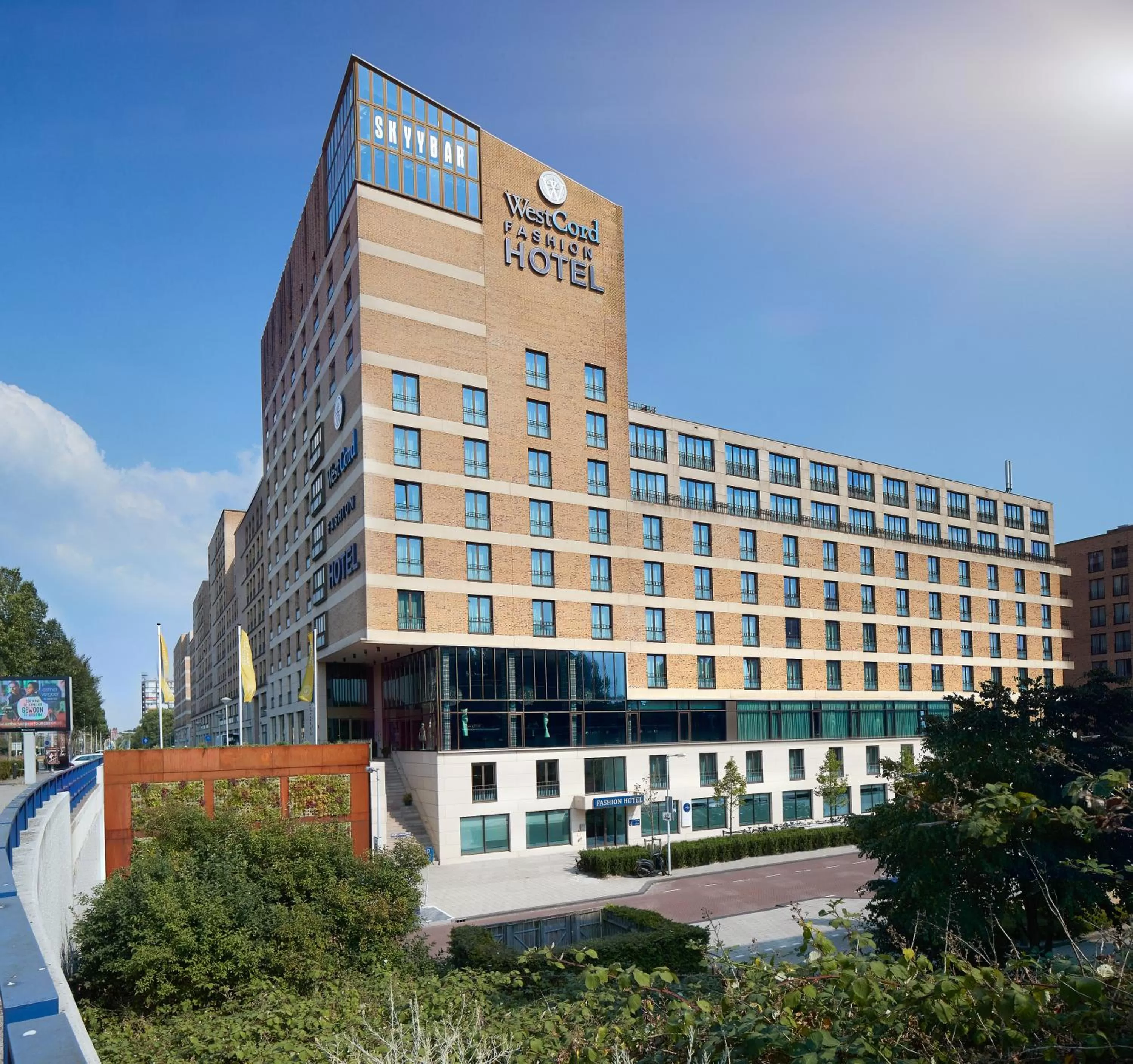 Facade/entrance in WestCord Fashion Hotel Amsterdam