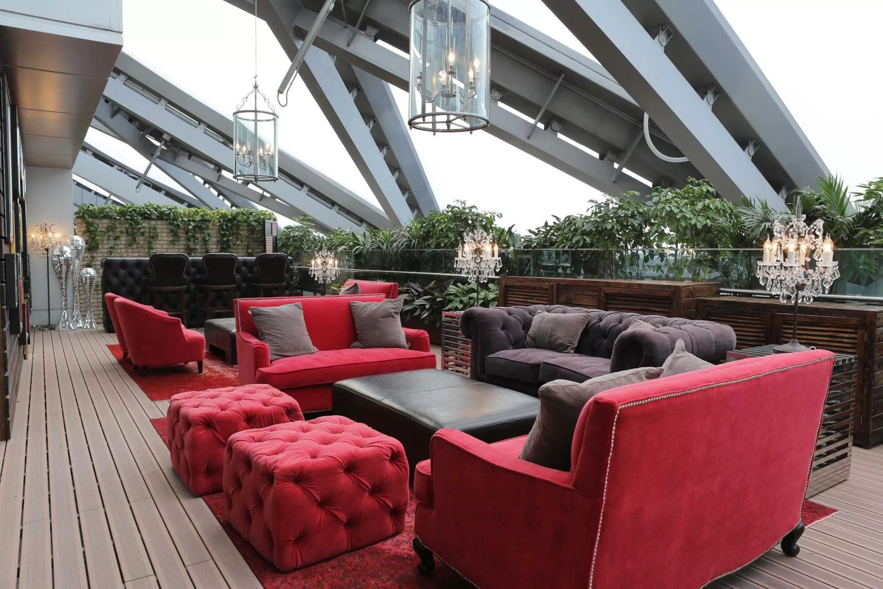 Balcony/Terrace in Hotel Éclat Beijing