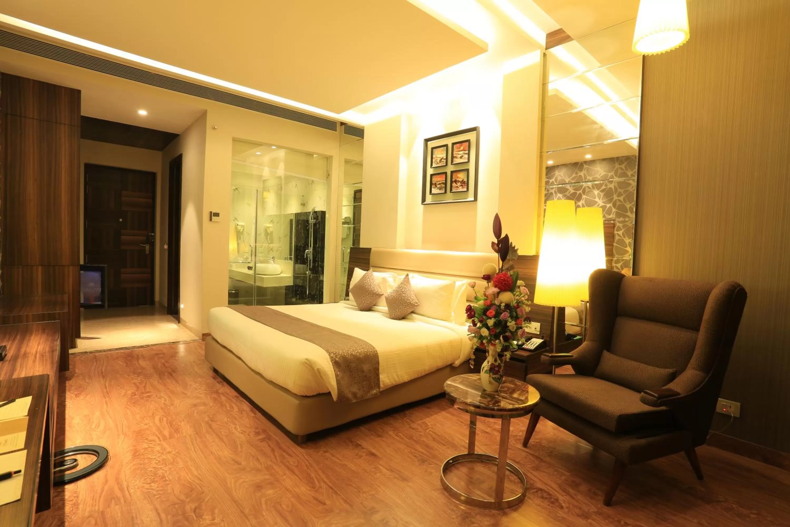 Bed in The Vivaan Hotel & Resorts Karnal