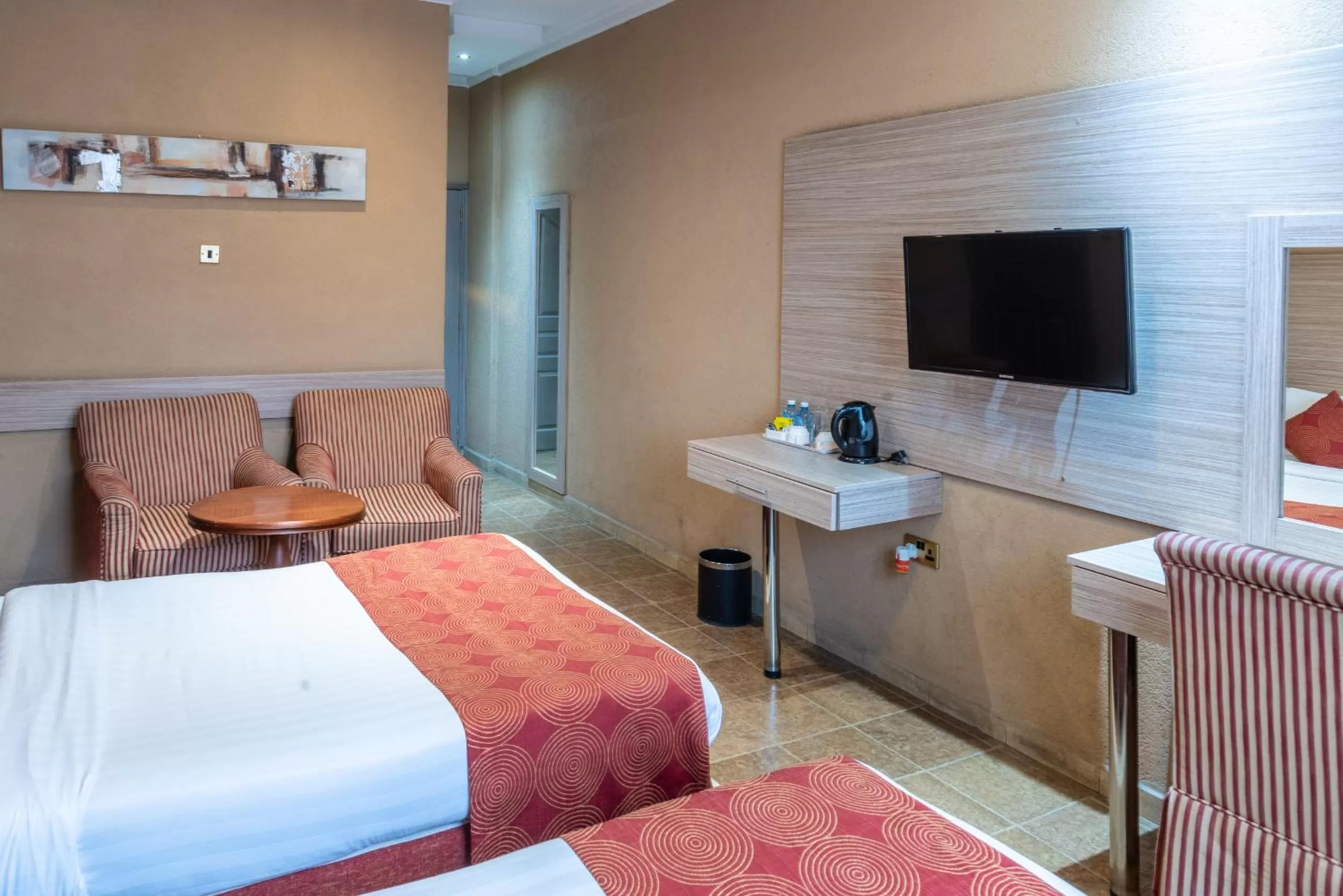 Bed in Hotel Waterbuck