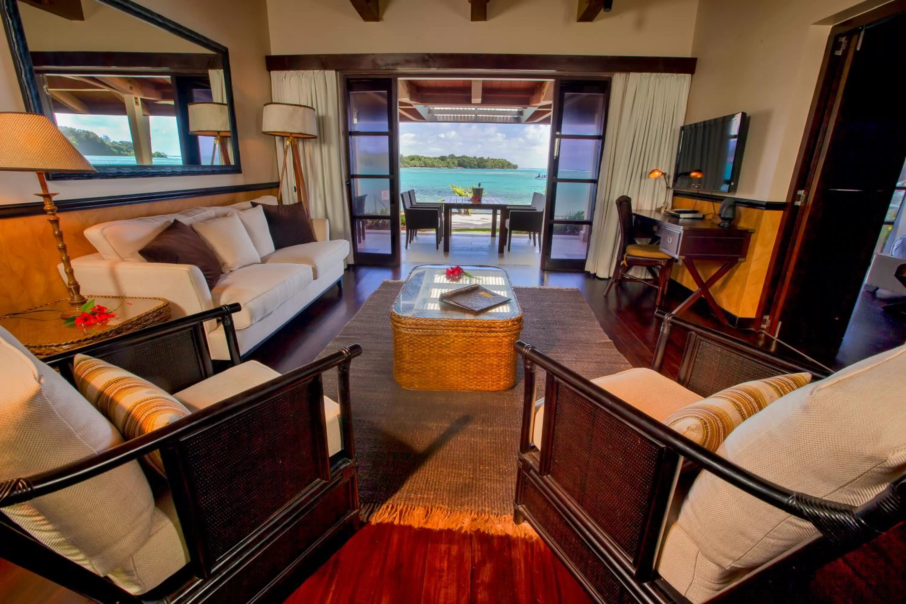 Living room in Warwick Le Lagon Resort & Spa, Vanuatu