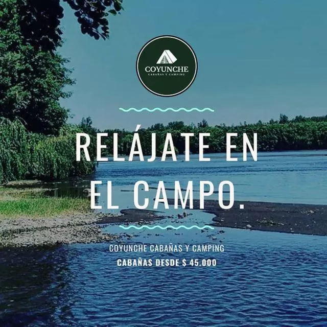 Property Logo/Sign in Coyunche Cabañas y Camping Laja & San Rosendo