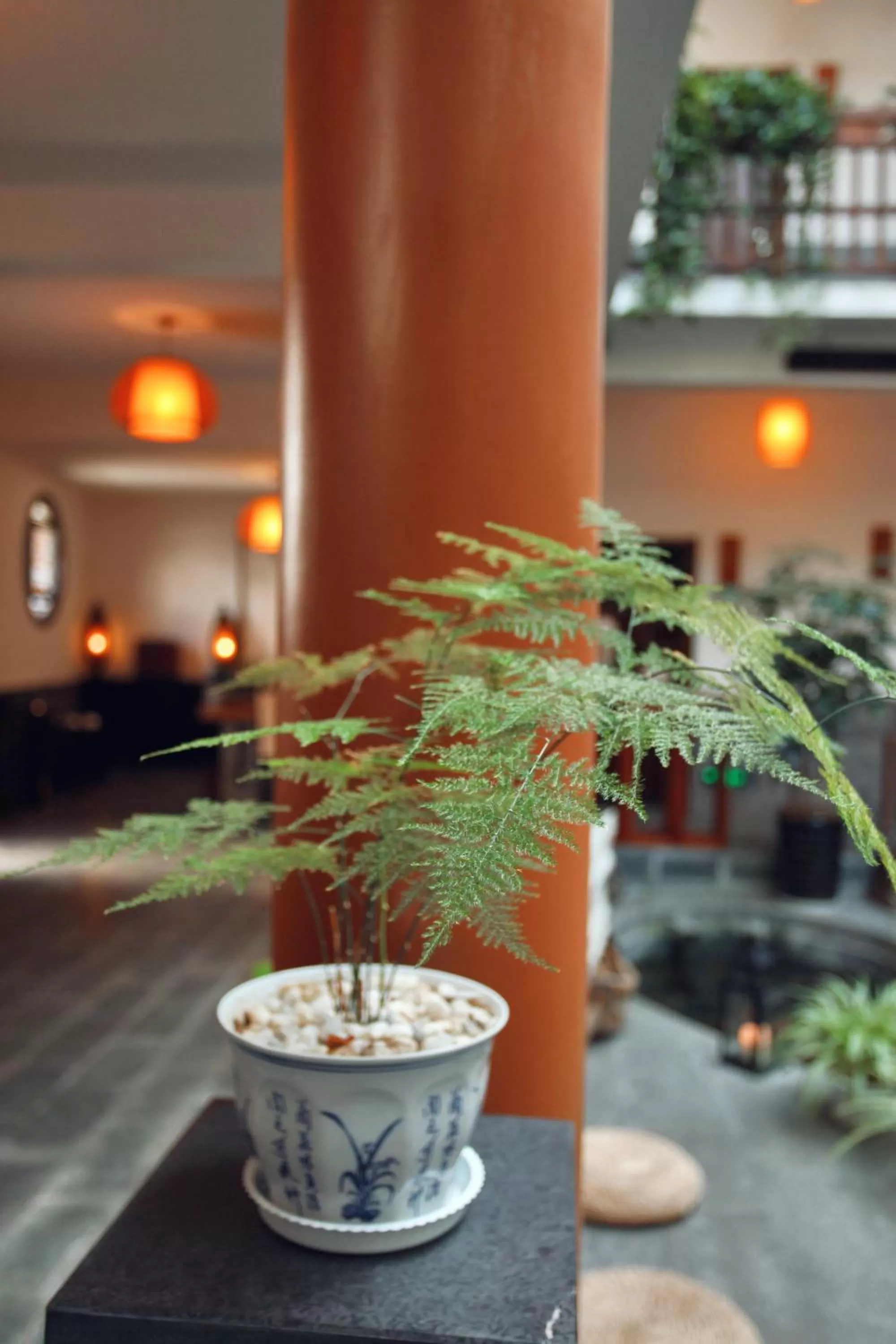 Decorative detail in Dali Yanyuan Mountain Retreat