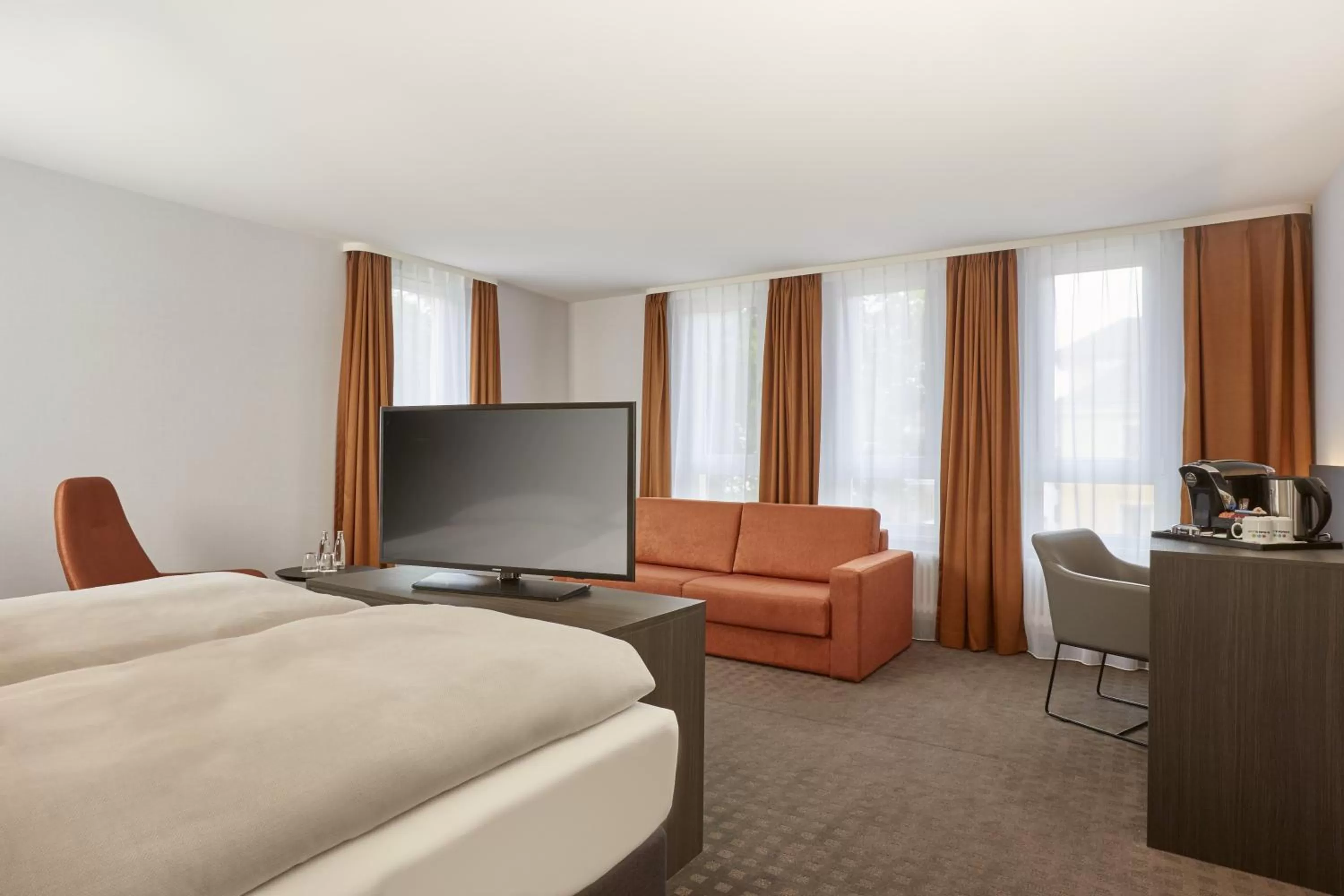 Decorative detail, Bed in H4 Hotel Residenzschloss Bayreuth