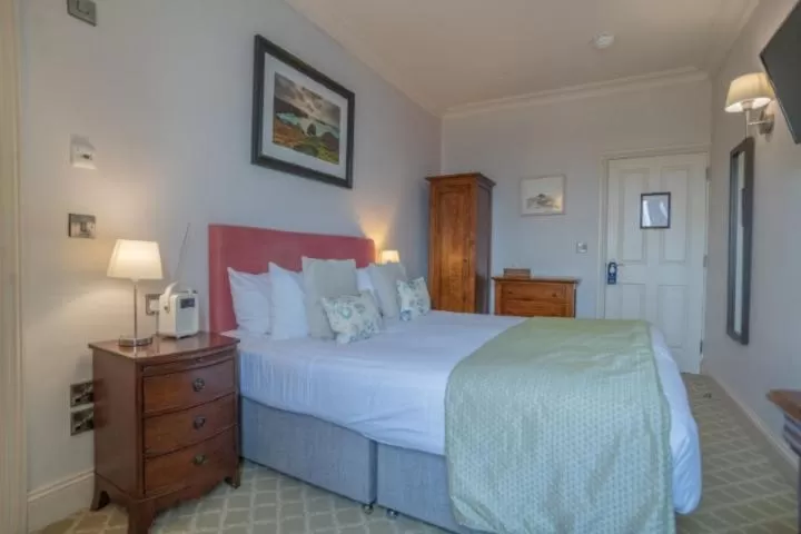 Bed in Mullion Cove Hotel & Spa