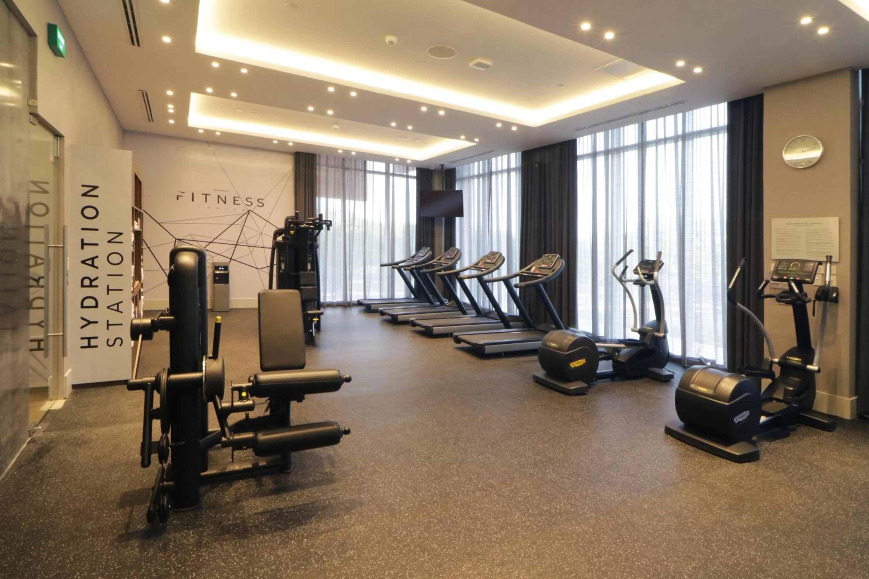 Fitness centre/facilities in Culiacan Marriott Hotel