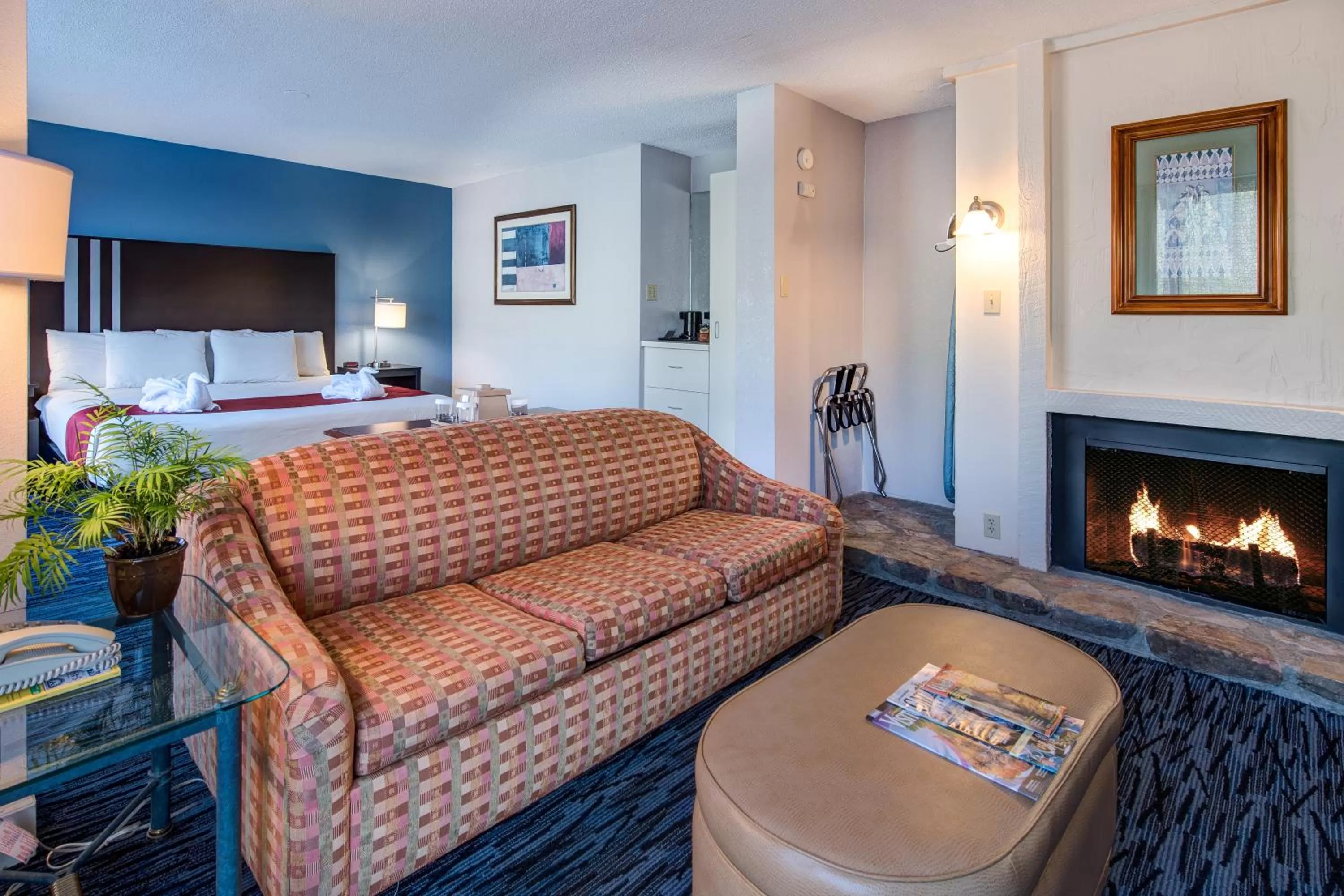 Seating area in Glenstone Lodge