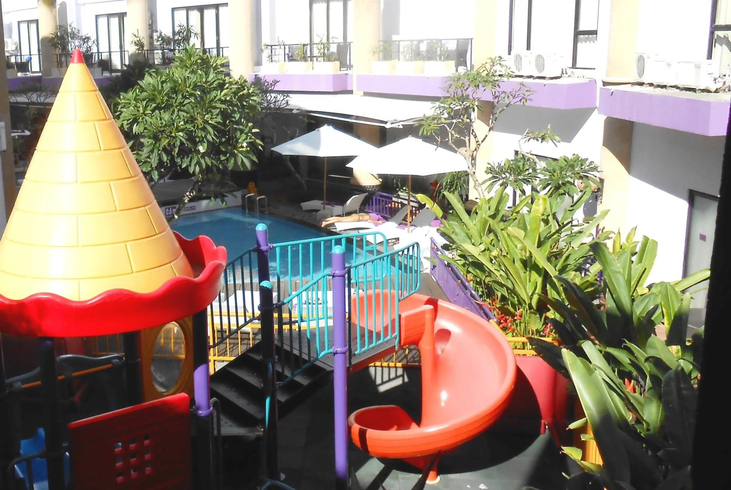 Children play ground in Kuta Central Park Hotel