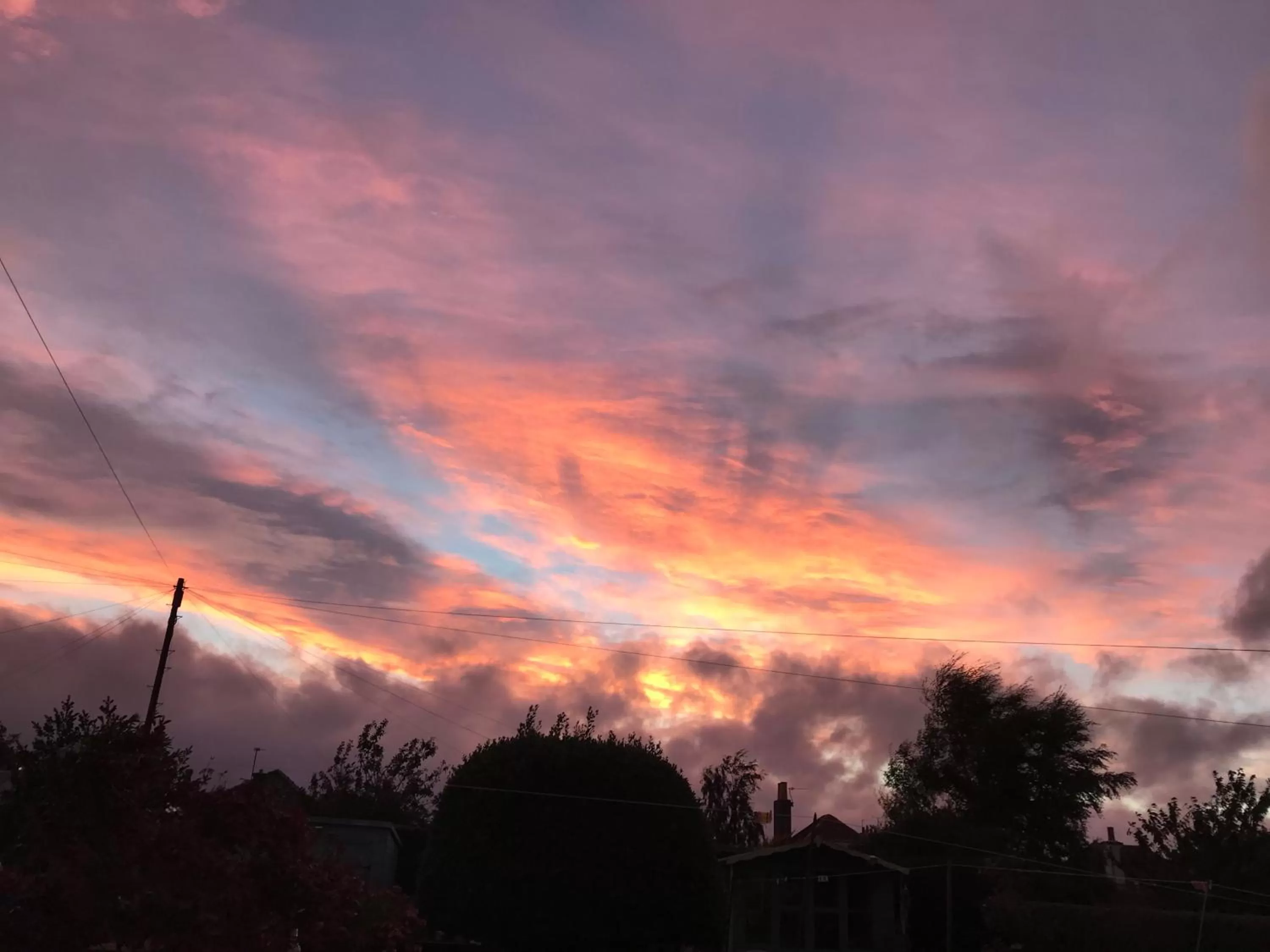 Sunset in No12 Bed and Breakfast, St Andrews