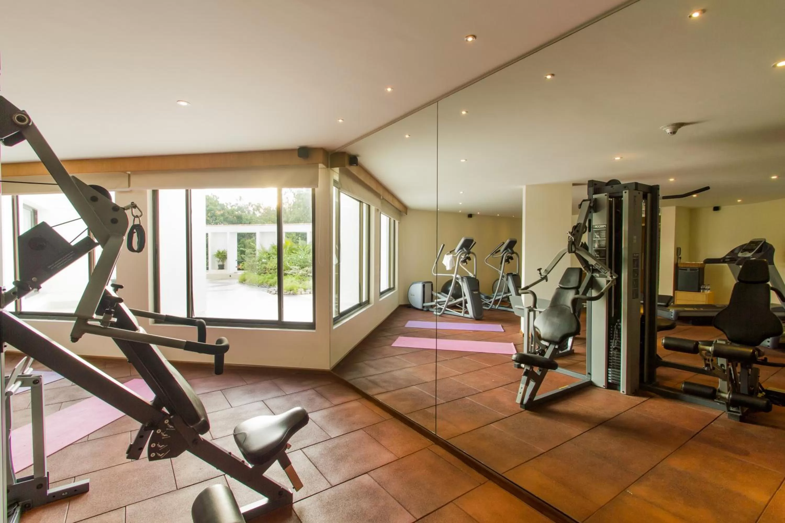 Fitness centre/facilities in Marigold Hotel