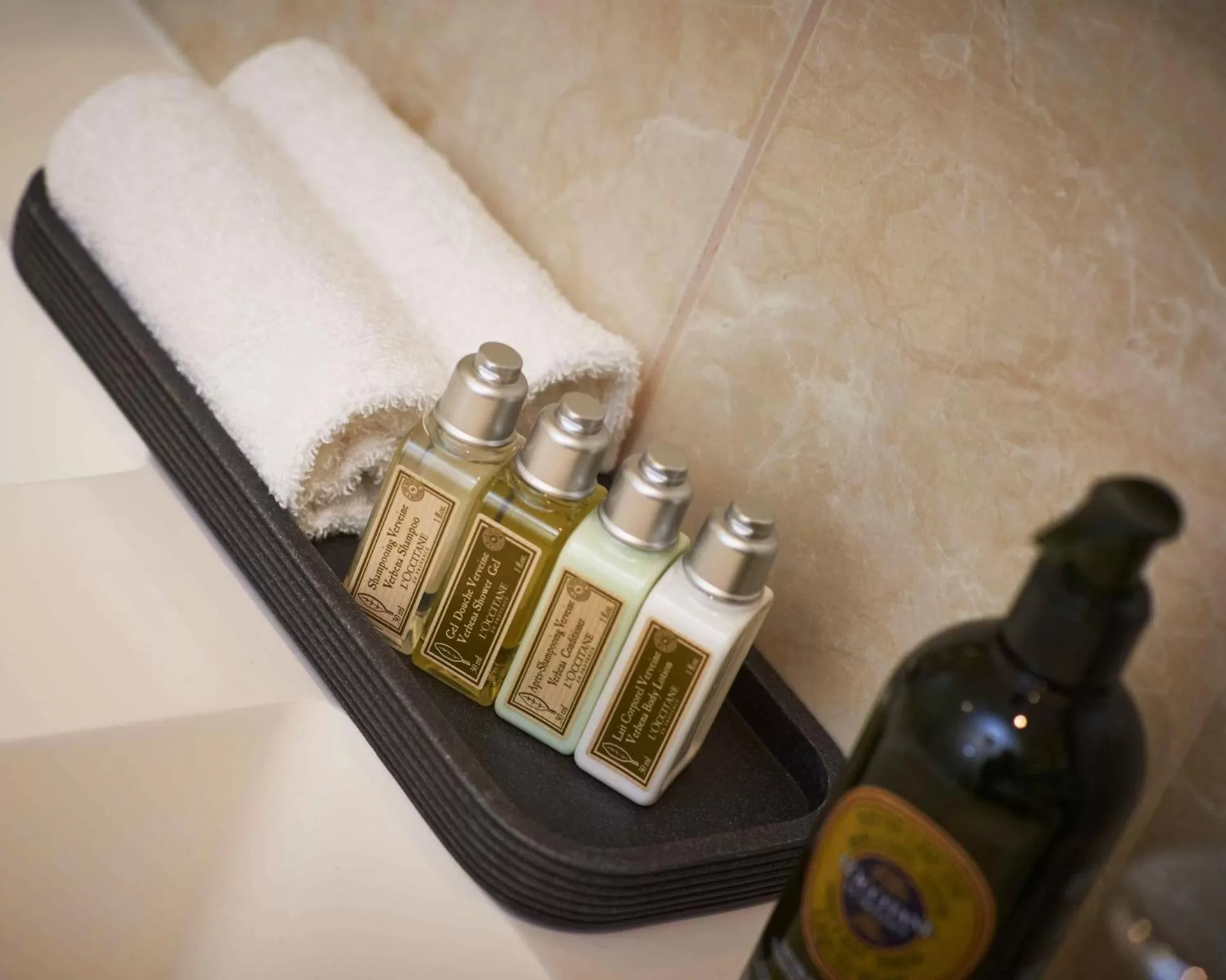 Shower in The Lansbury Heritage Hotel By Sunday - Canary Wharf London