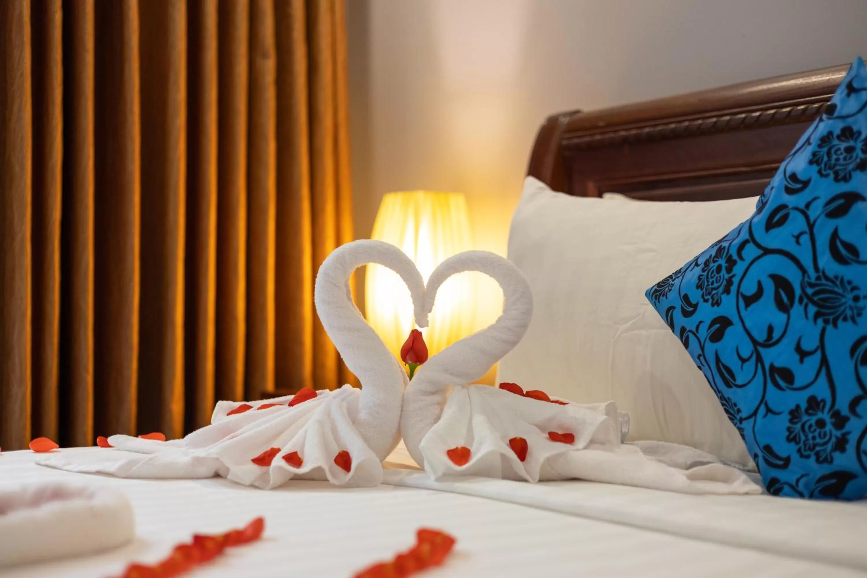 Decorative detail, Bed in The Five Senses Boutique Hotel