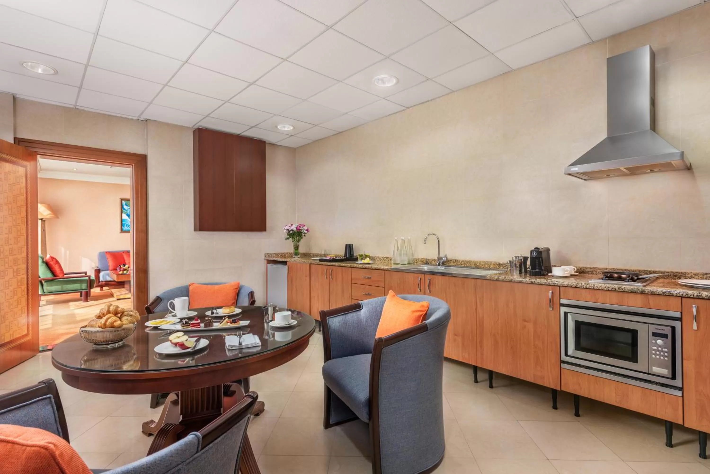 Living room in Al Raha Beach Resort & Spa