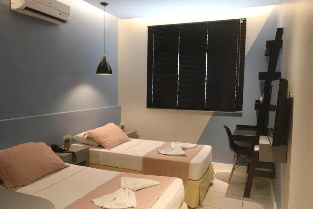 Bed in Fortpraia Hotel