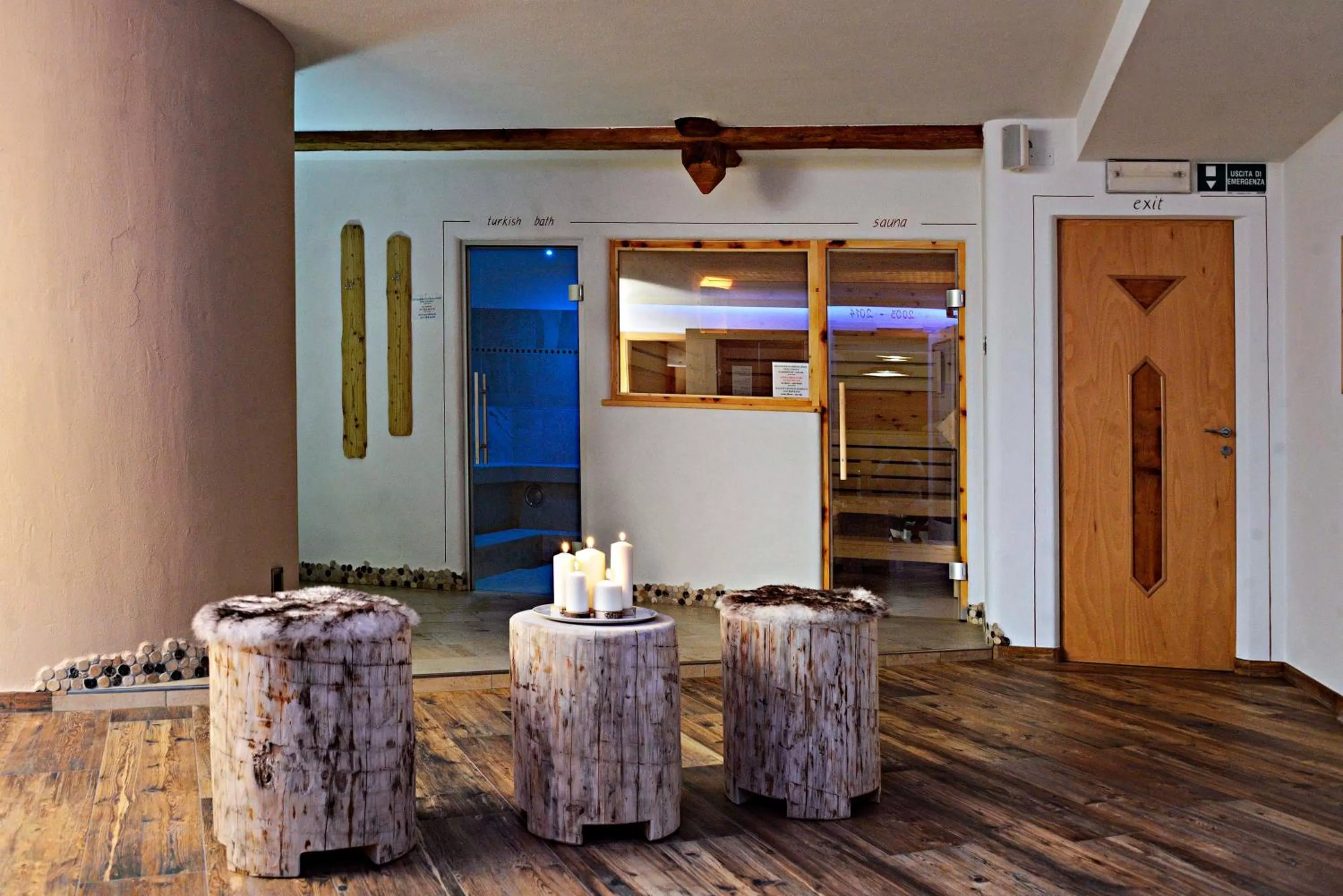 Sauna in FORESTO holiday apartments